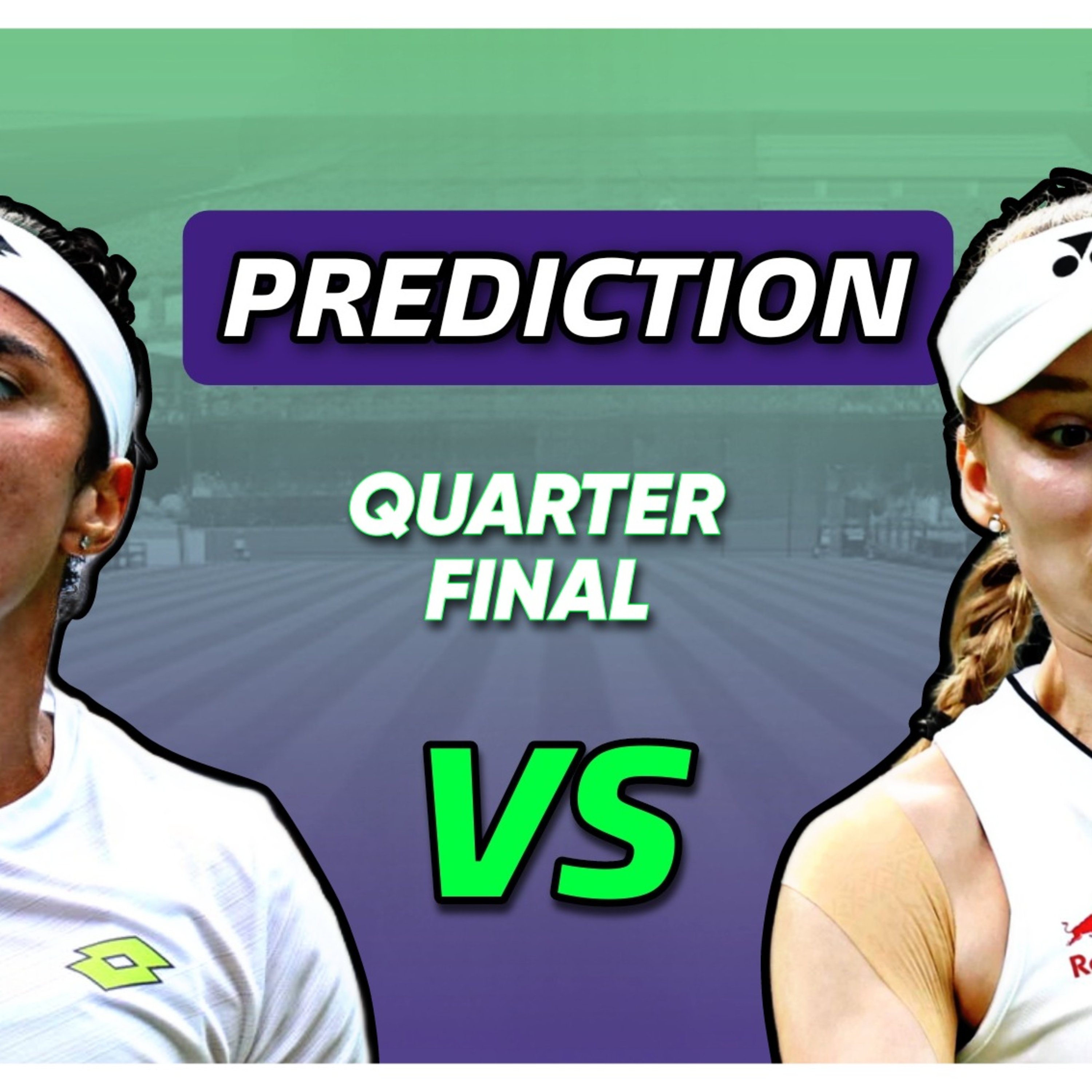 🎾Jabeur vs Rybakina | Wimbledon Quarter Final | WTA Preview & Prediction