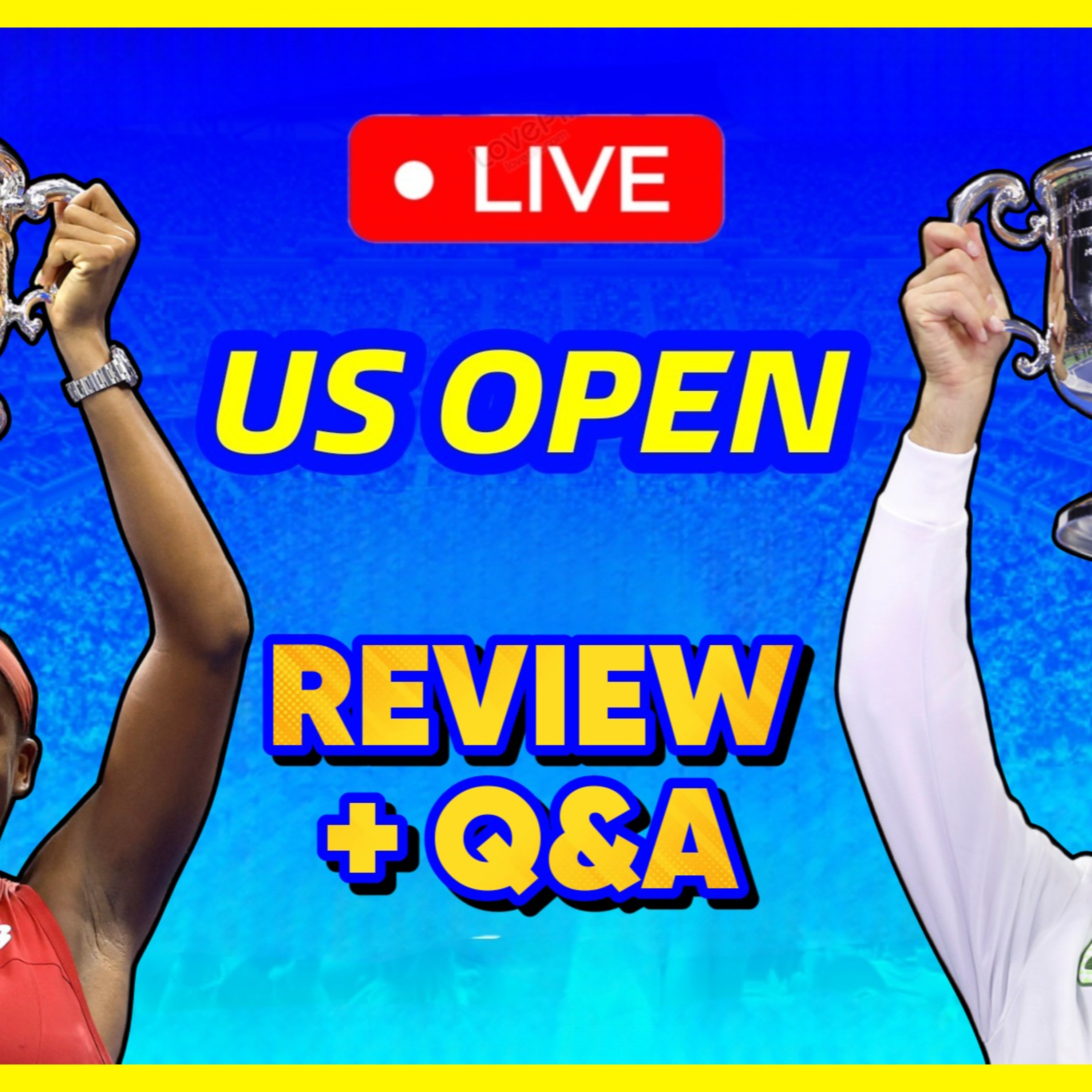 🎾US Open 2023 Review + LIVE Q&A | Djokovic and Gauff win in Flushing Meadows