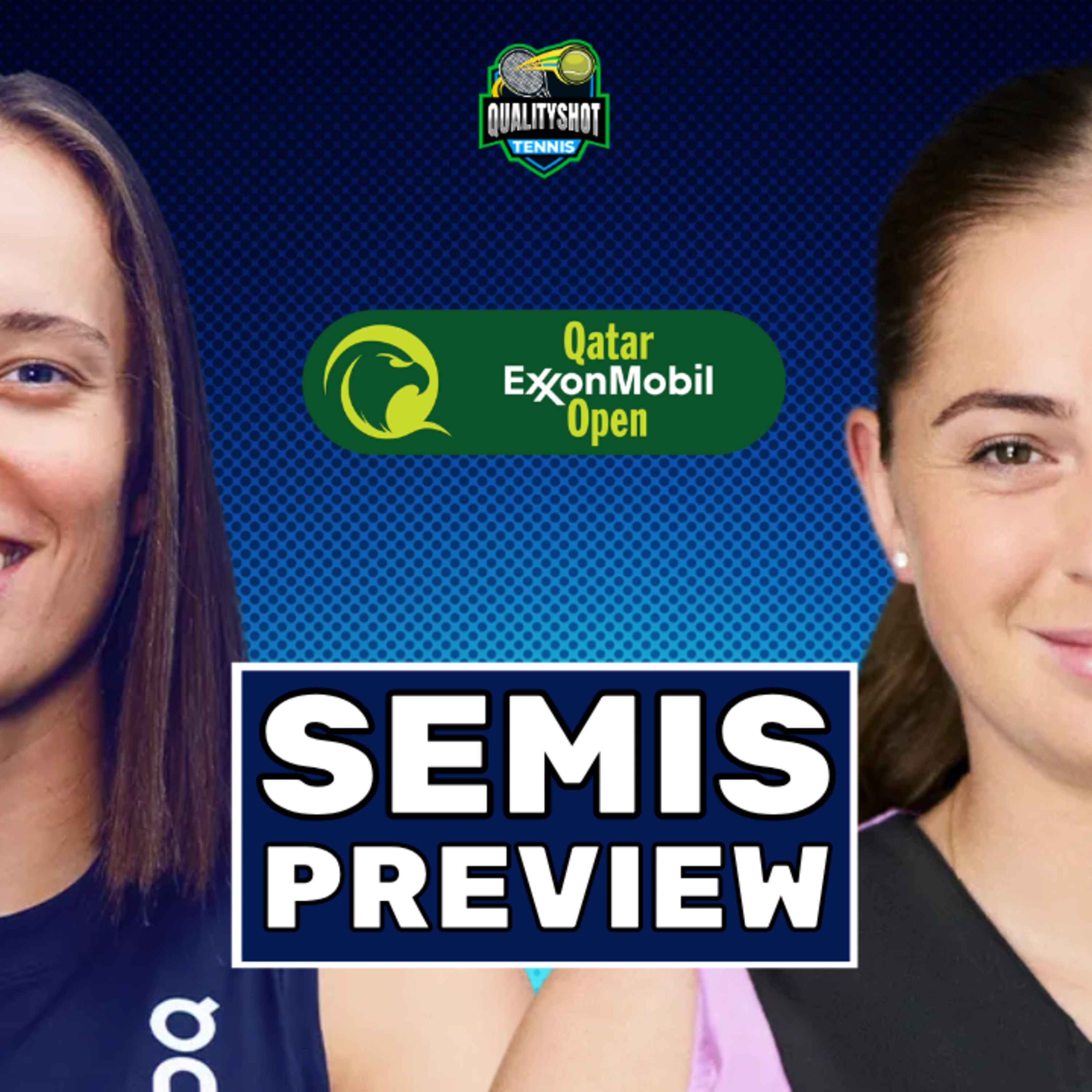 Iga Swiatek vs Jelena Ostapenko - Preview & Prediction - 2025 Qatar Open Semi Final