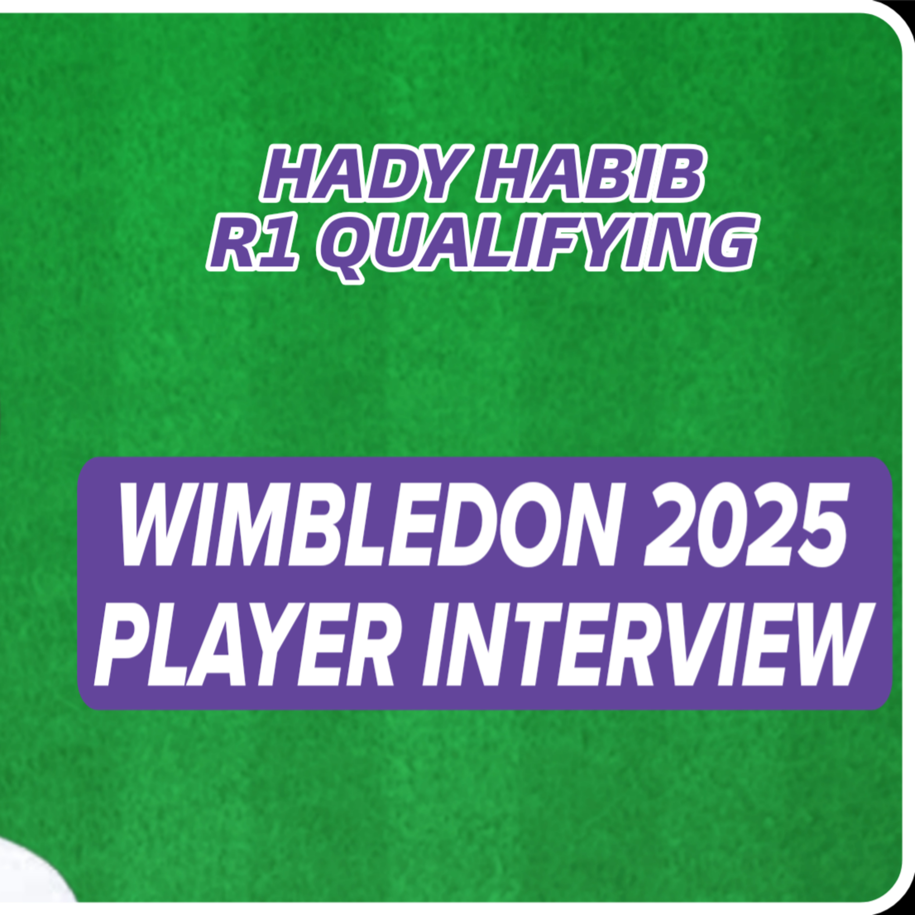 Hady Habib Wimbledon 2025 Qualifying R1: "The Craziest Match I Have had This Year!"