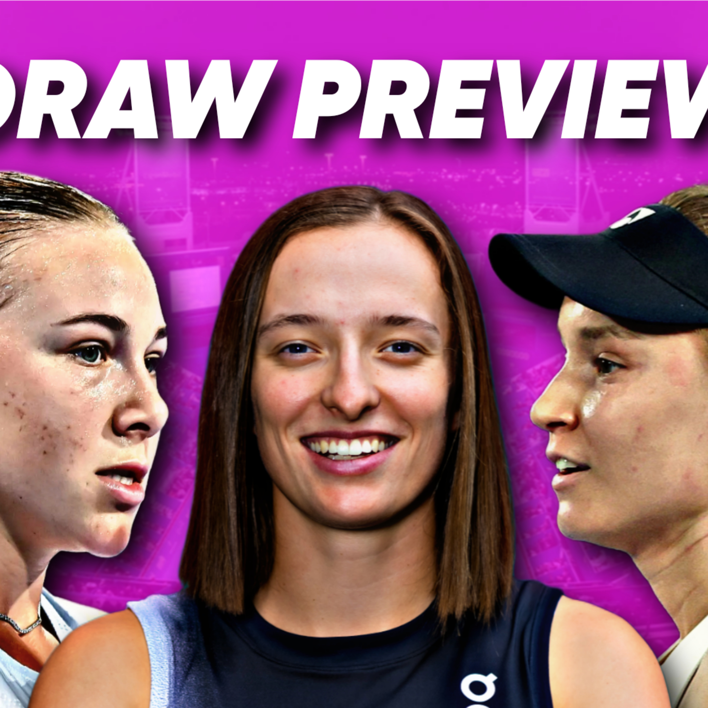 WTA Qatar Open Draw Preview And Predictions | Swiatek, Rybakina & Anisimova Battle, Tough Eala Draw