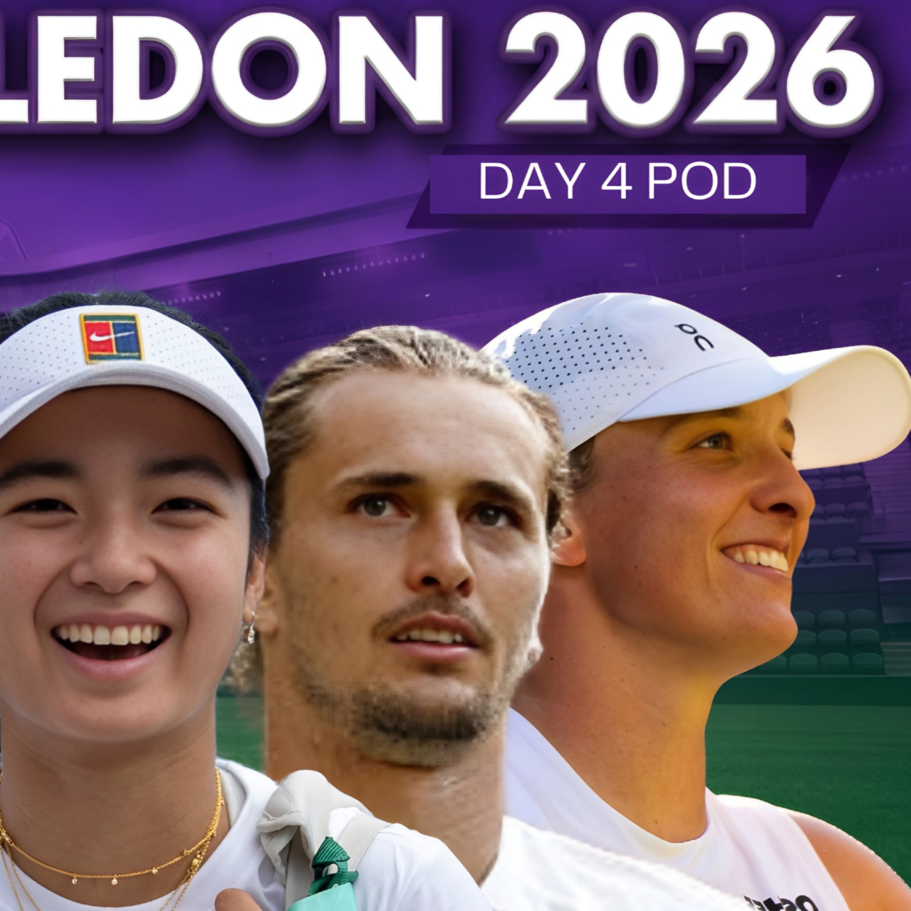 Wimbledon Day 4 Pod: Swiatek vs Eala Confirmed As Both Win, Rybakina, Cobolli & Zverev Cruise
