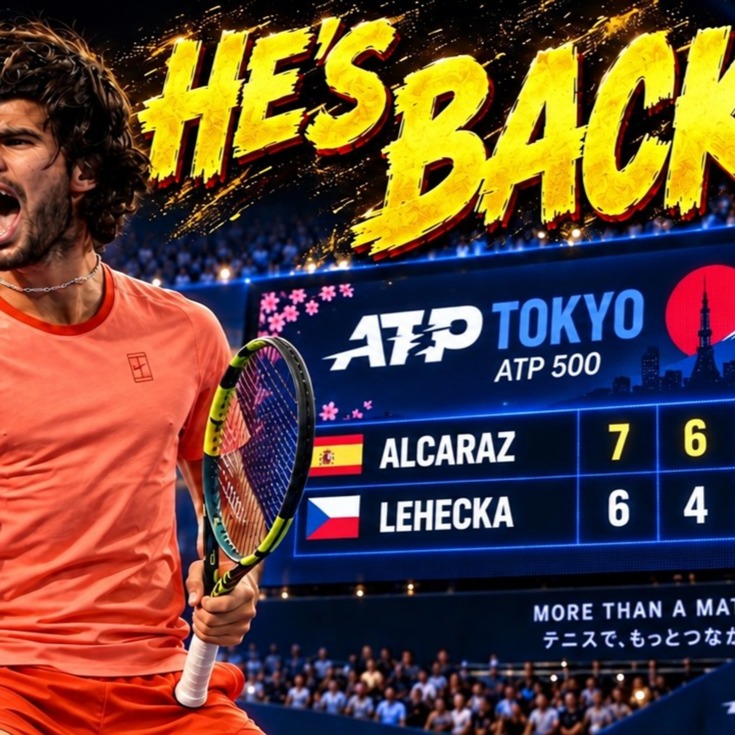 Carlos Alcaraz CLUTCH In Defense Of Tokyo Title vs Lehecka | Post Match Analysis