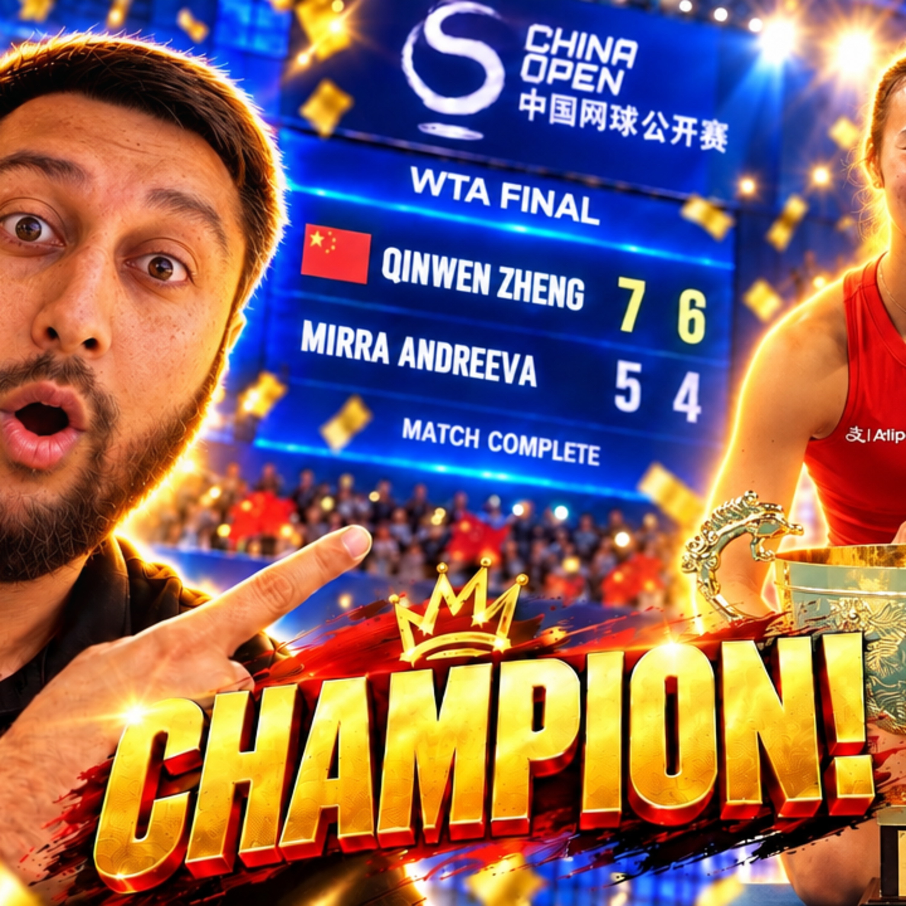 Qinwen Zheng Becomes First Chinese Woman To Win WTA China Open! | Post Match Analysis