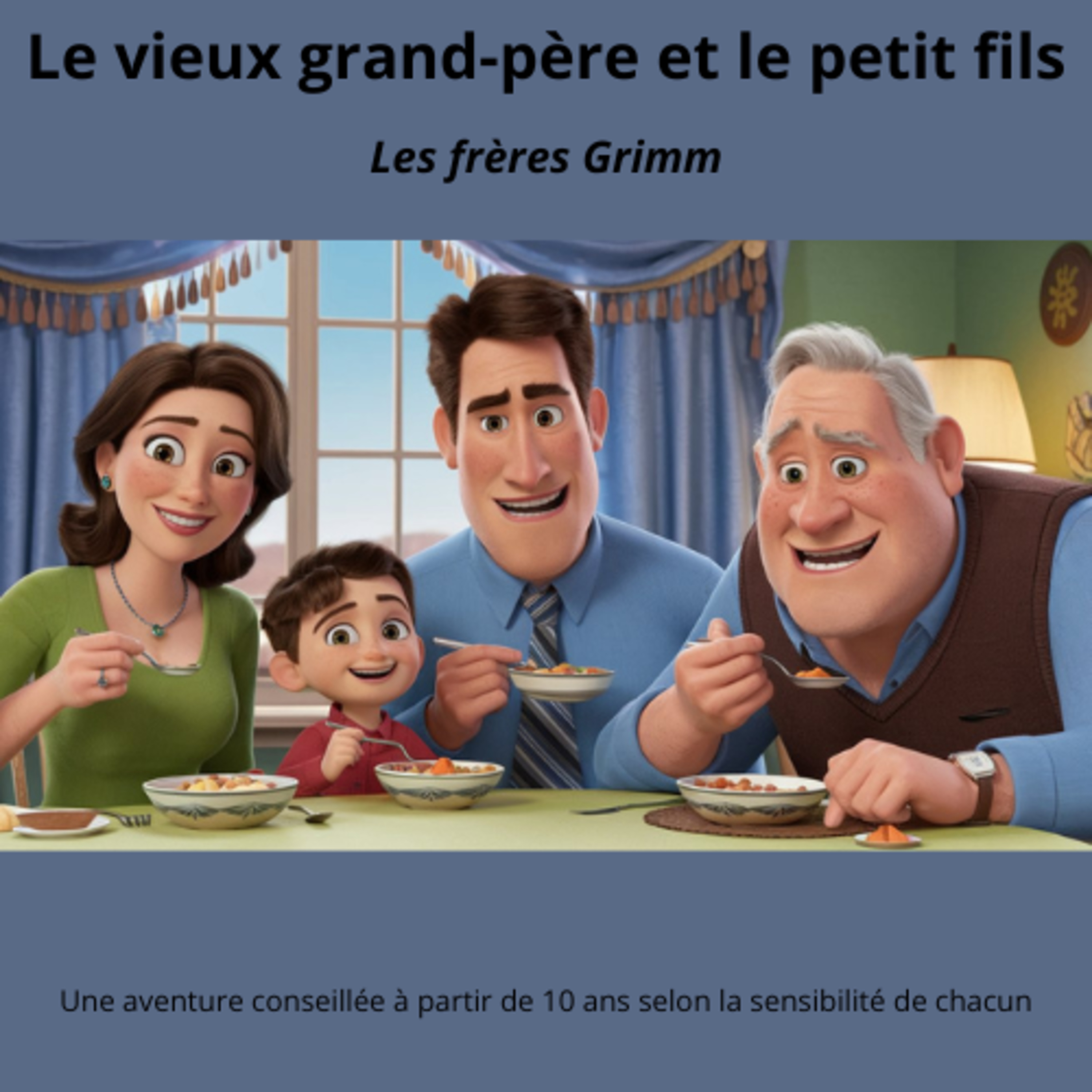 Le vieux grand-père et le petit fils - Contes des frères Grimm