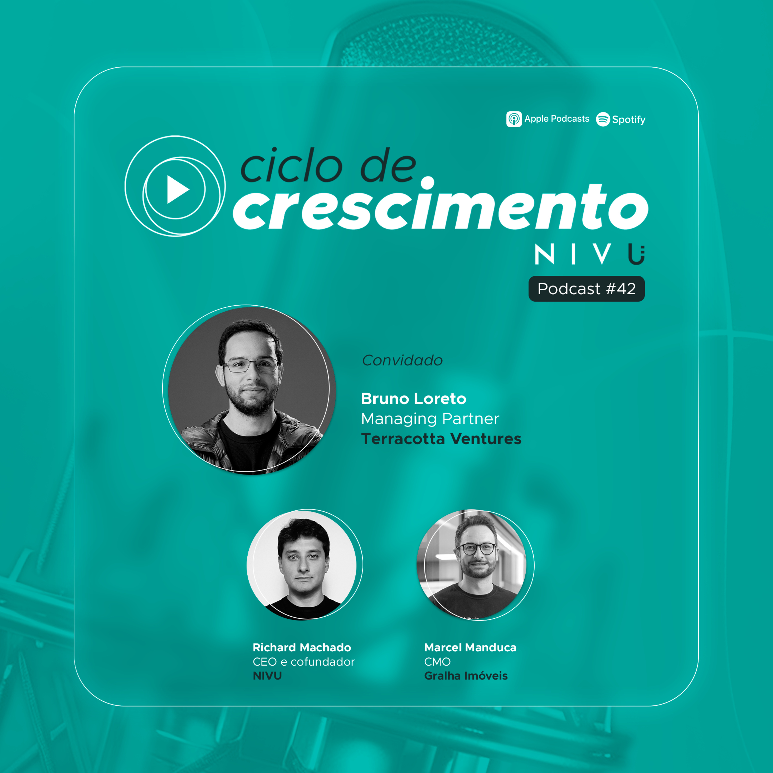 #42 - Bruno Loreto: Investimentos e Inovação no Mercado Imobiliário episode artwork