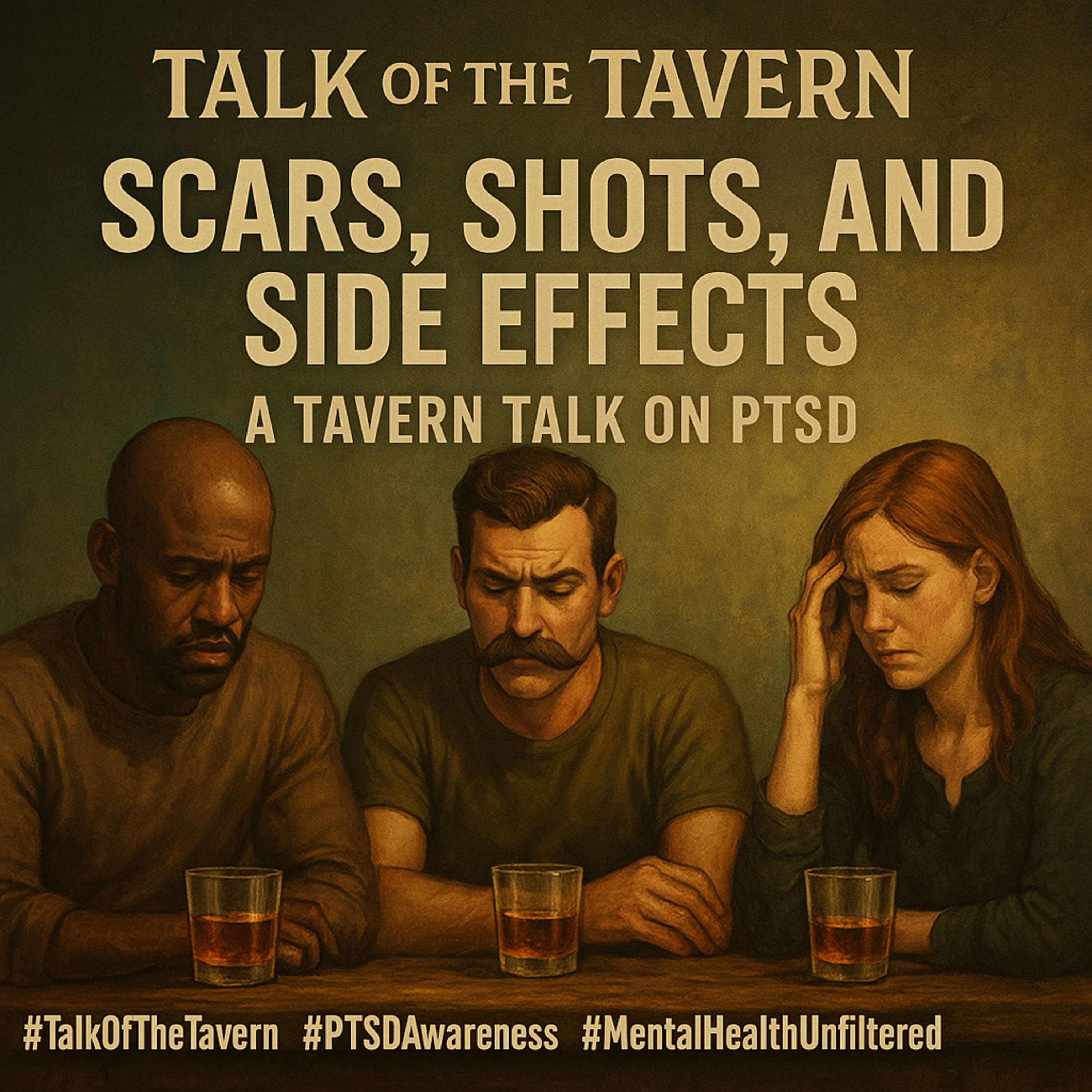 Ep 501: Scars, Shots, and Side Effects: A Tavern Talk on PTSD episode artwork
