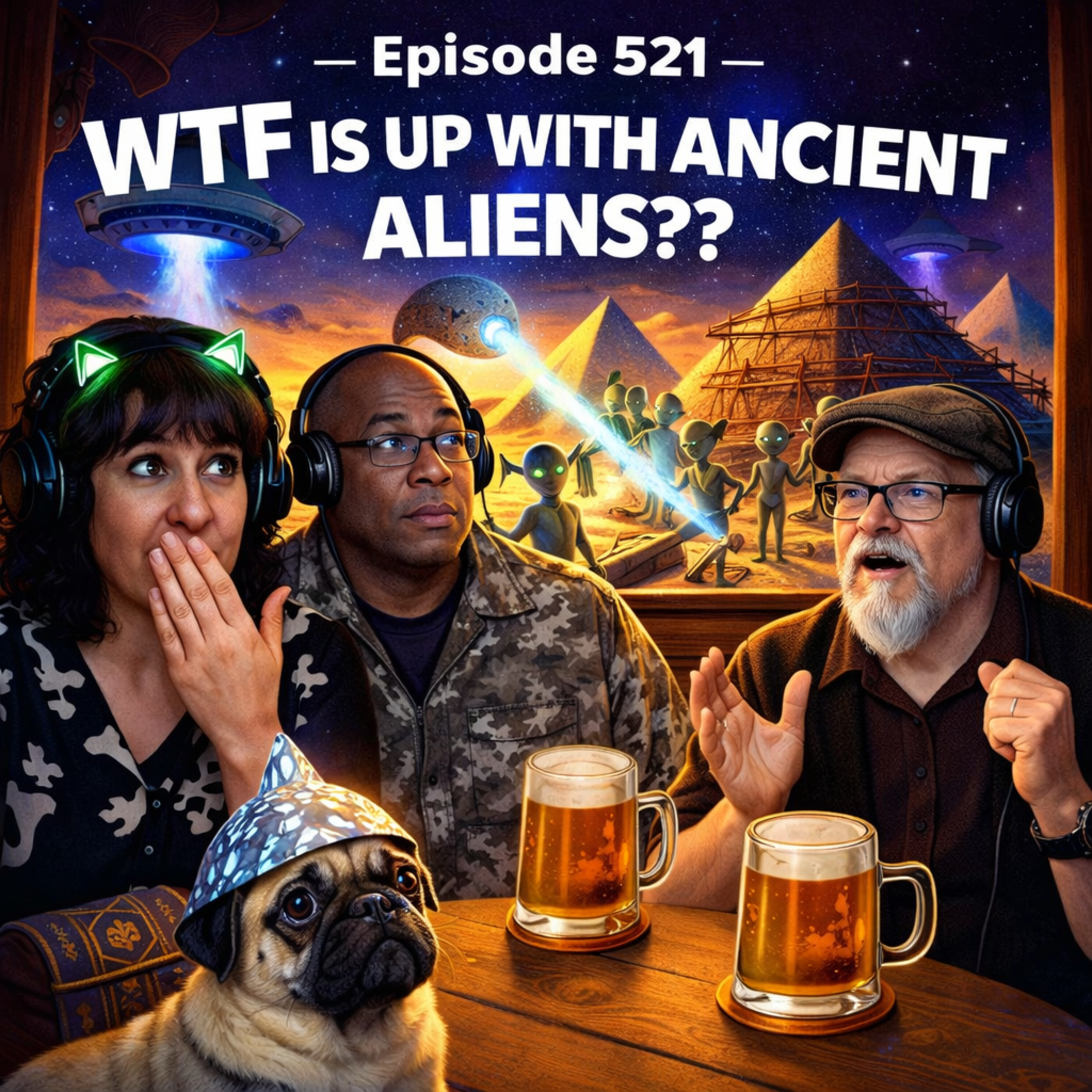 Ep 521: WTF is up with Ancient Aliens??? episode artwork