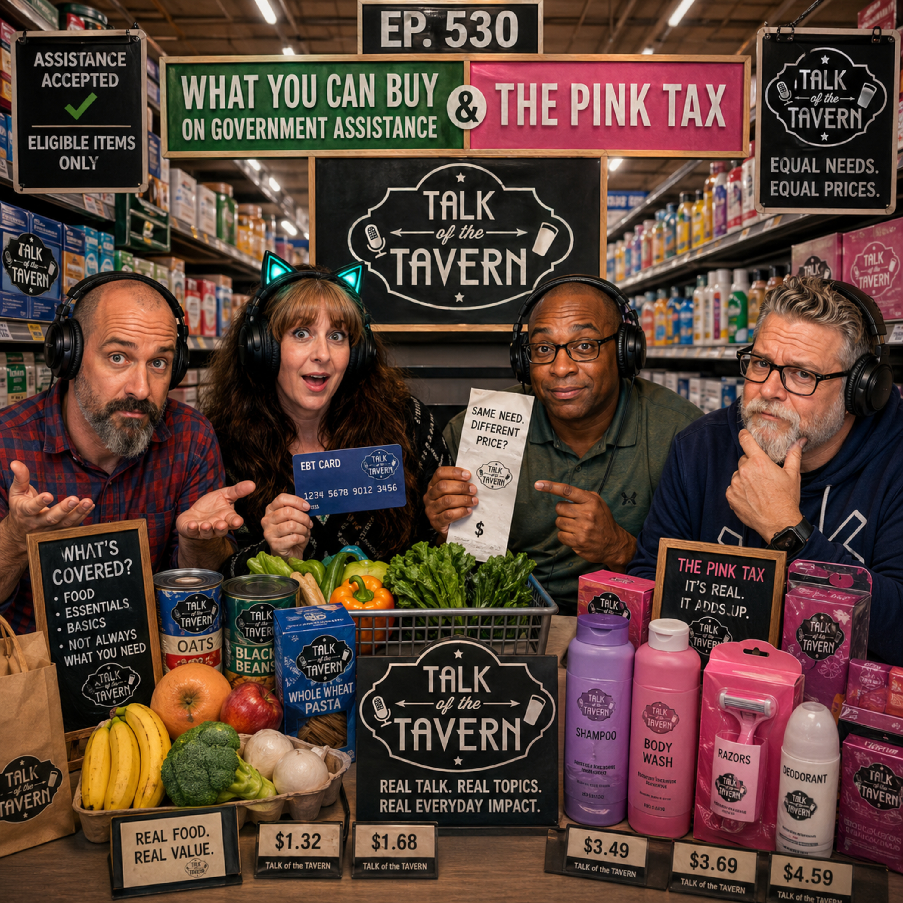 Ep 531: What You Can Buy on Government Assistance and the Pink Tax episode artwork
