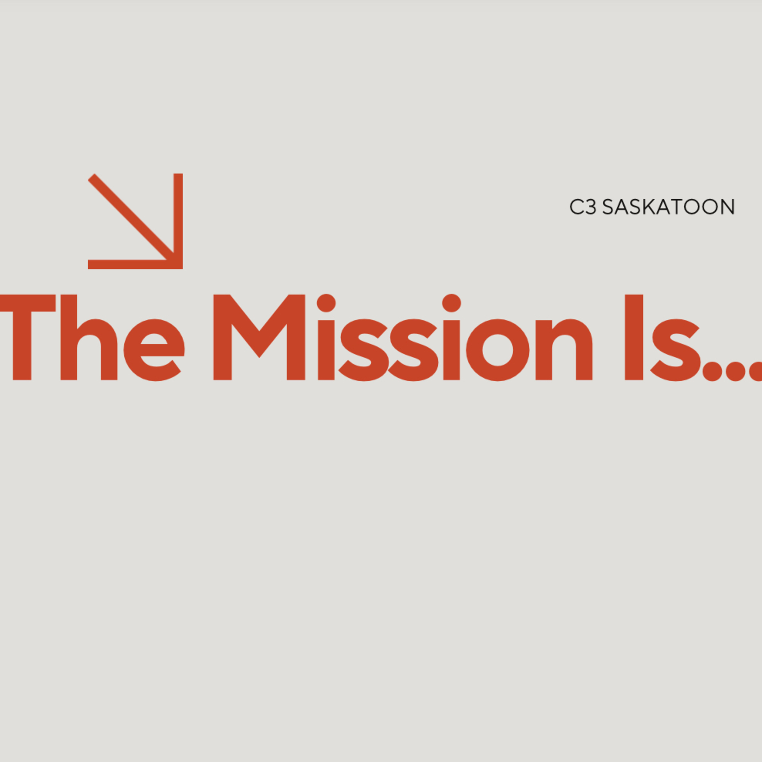 11/16/25 - The Mission Is...Becoming - Pastor Greg Denie