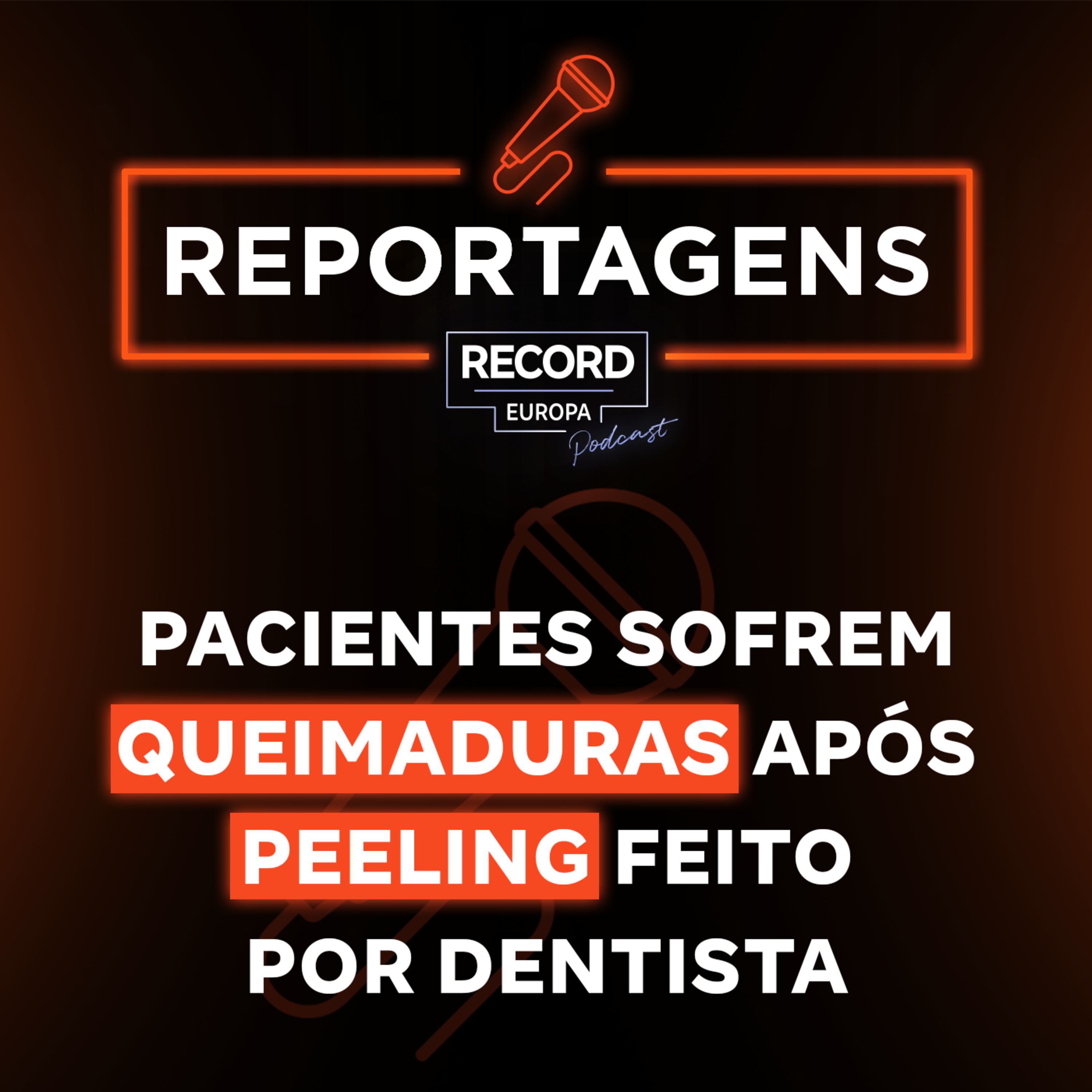 Pacientes sofrem queimaduras após peeling feito por dentista