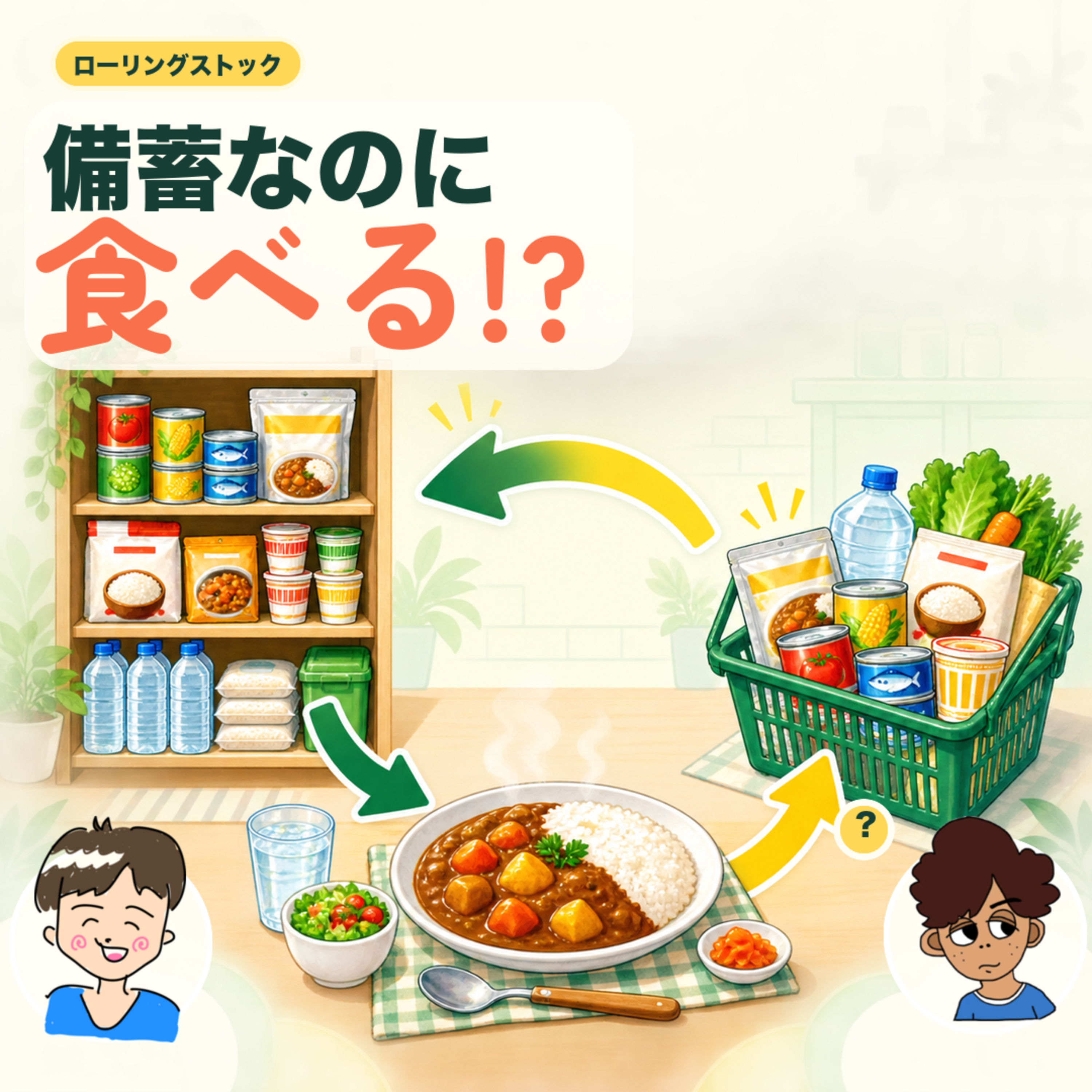 #60. 非常食が賞味期限きれてた！食べながら備えるローリングストック〜防災週間2026 episode artwork