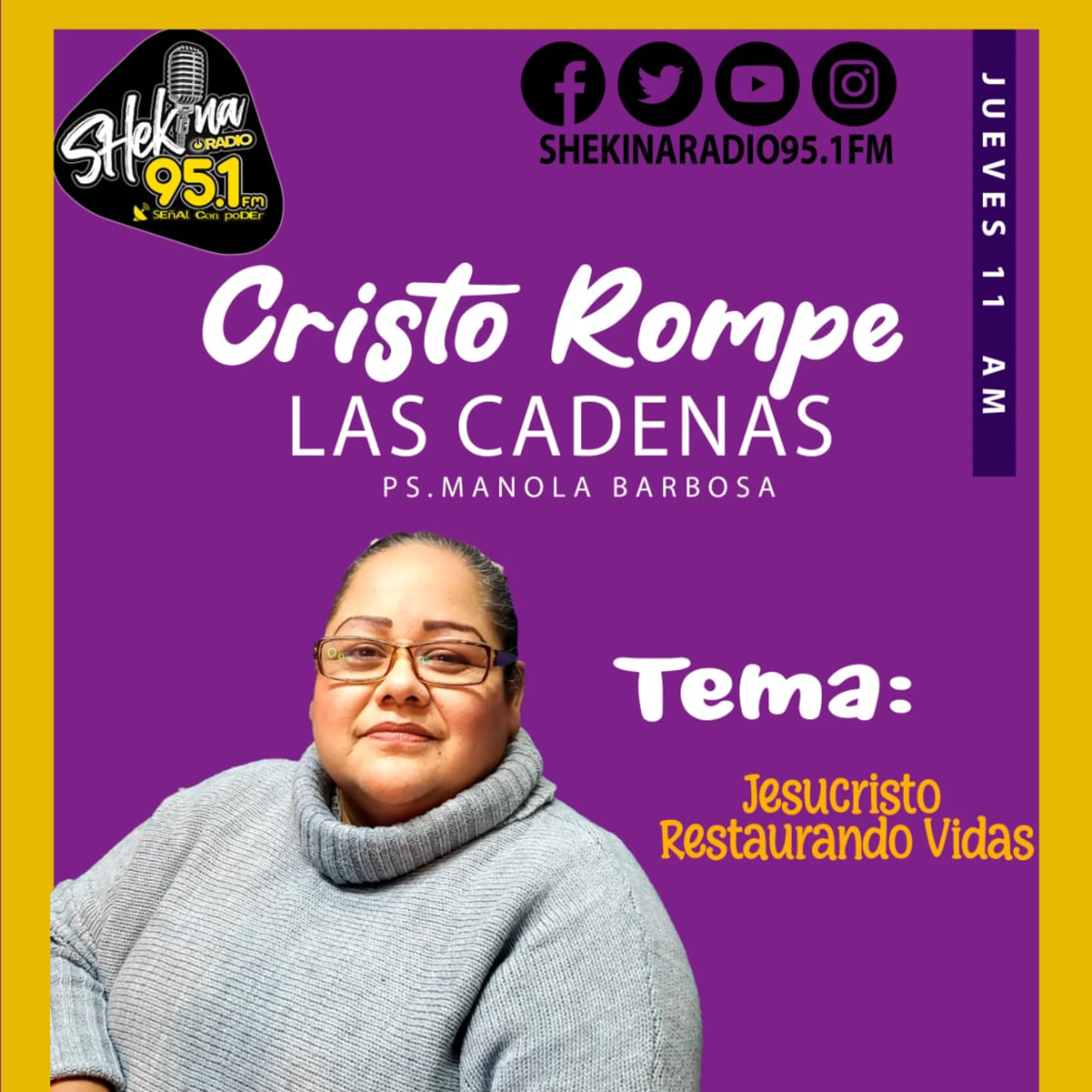 Portada de SHEKINA PODCAST 95.1FM