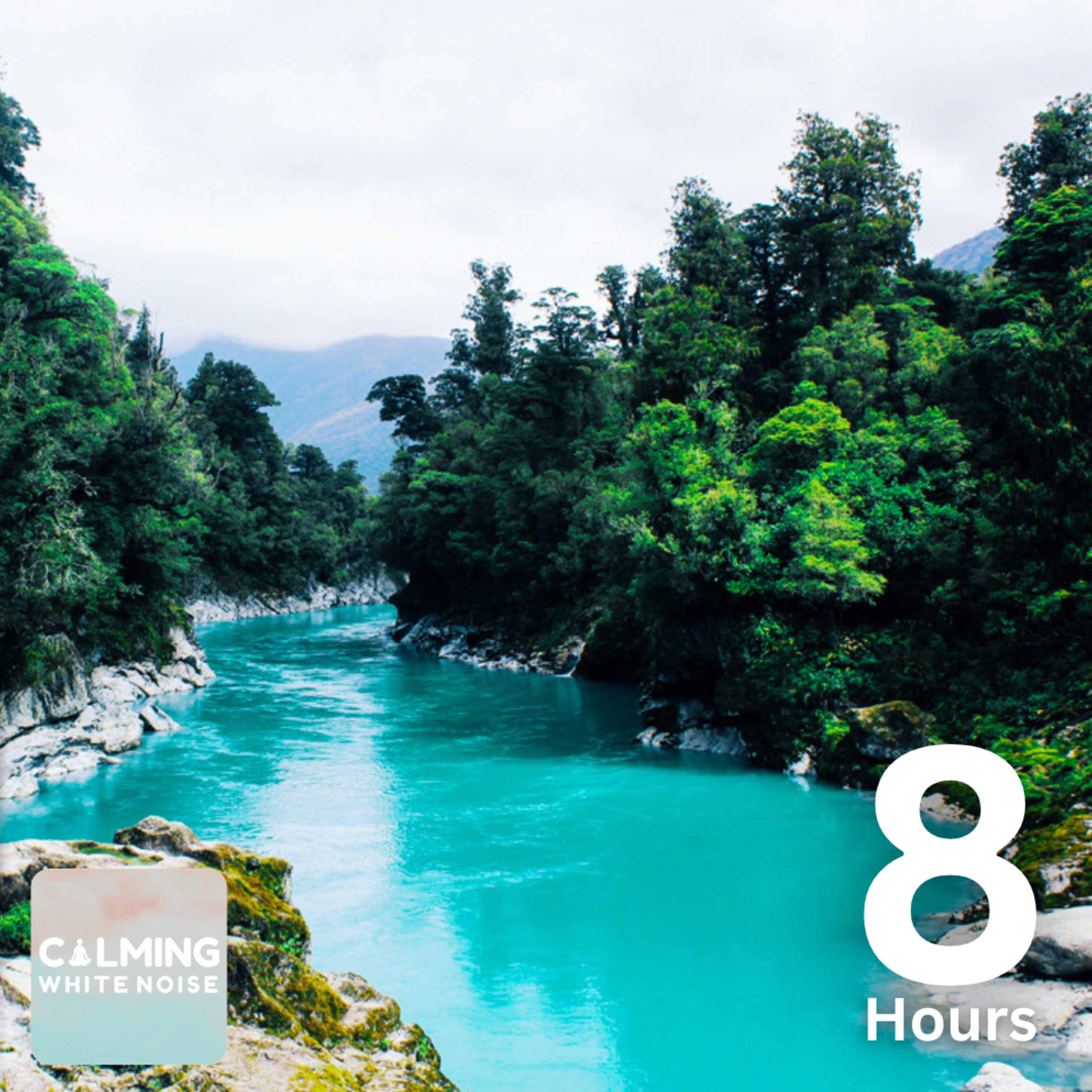 Amazing Mountain River Flowing | Relaxing 8 Hours White Noise episode artwork