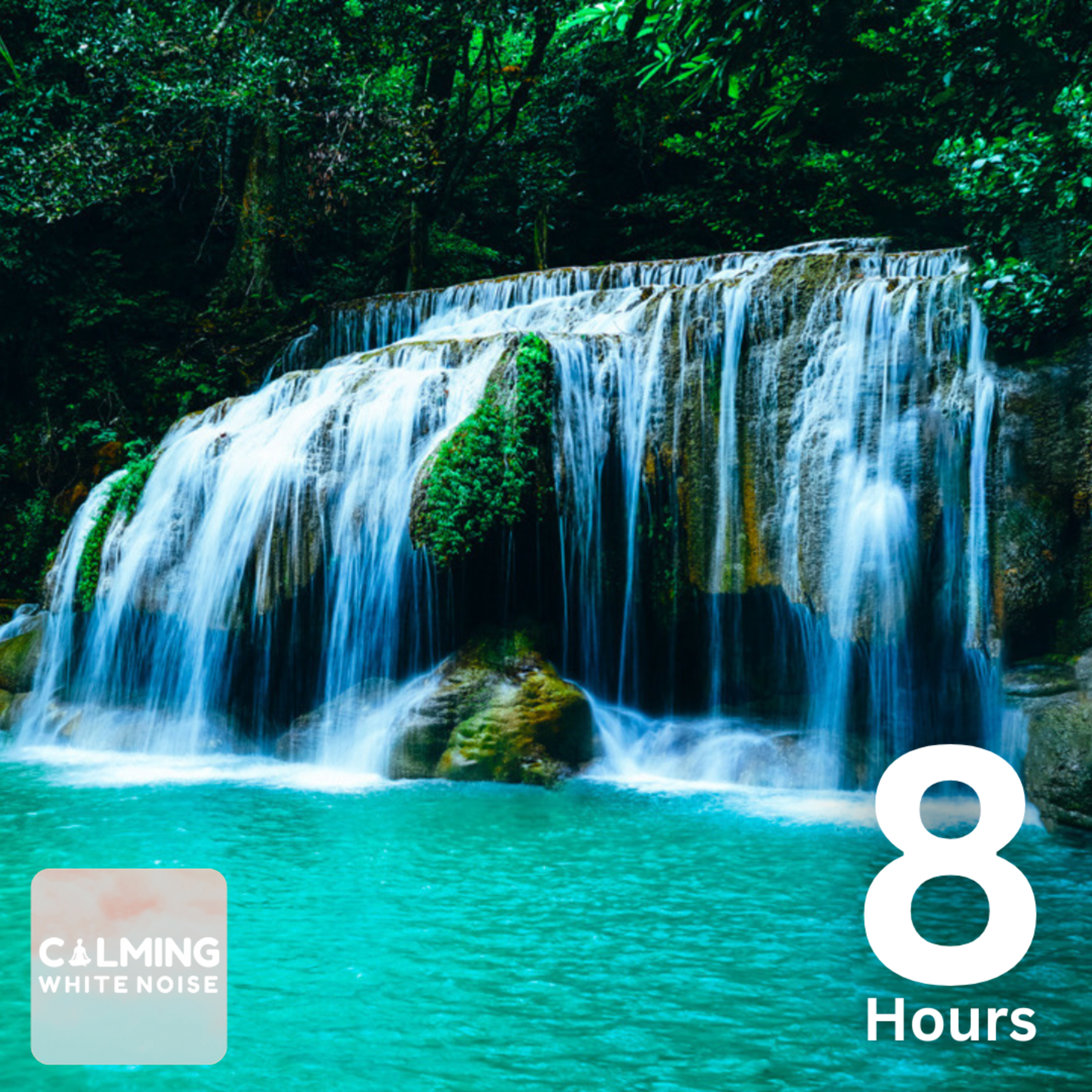 Peaceful Waterfall Sounds with Birds Singing - White Noise for Sleep & Relaxing episode artwork