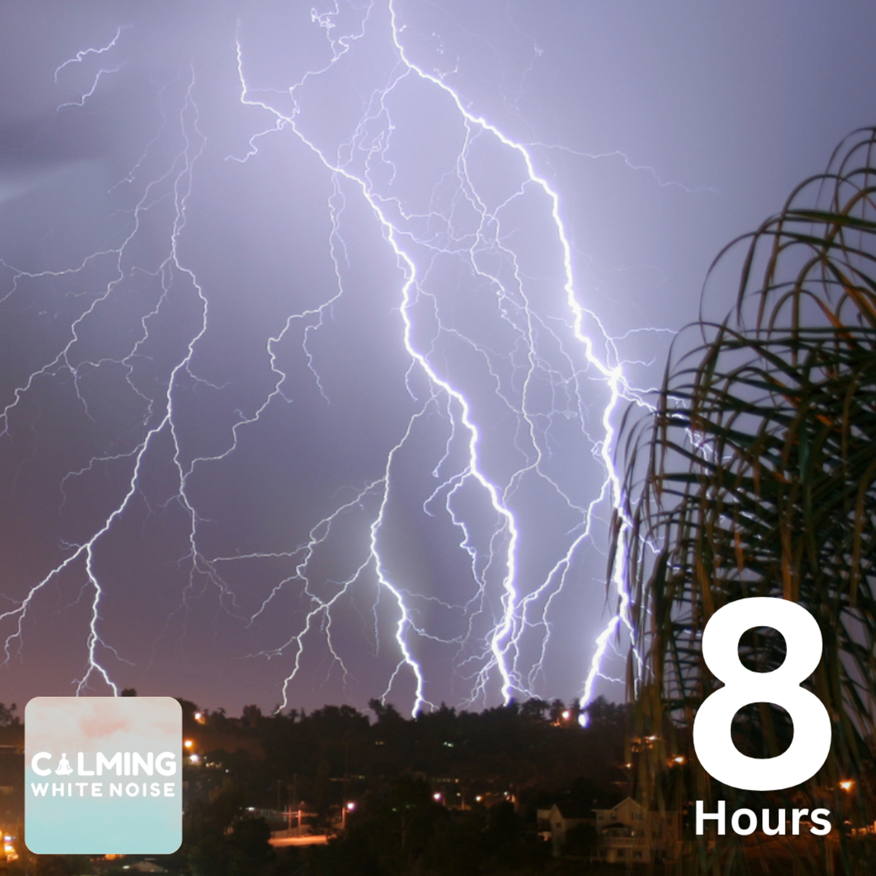 Neighborhood Thunderstorm (8 Hours) - Rain and Thunder Sounds for Sleep & Relaxation episode artwork