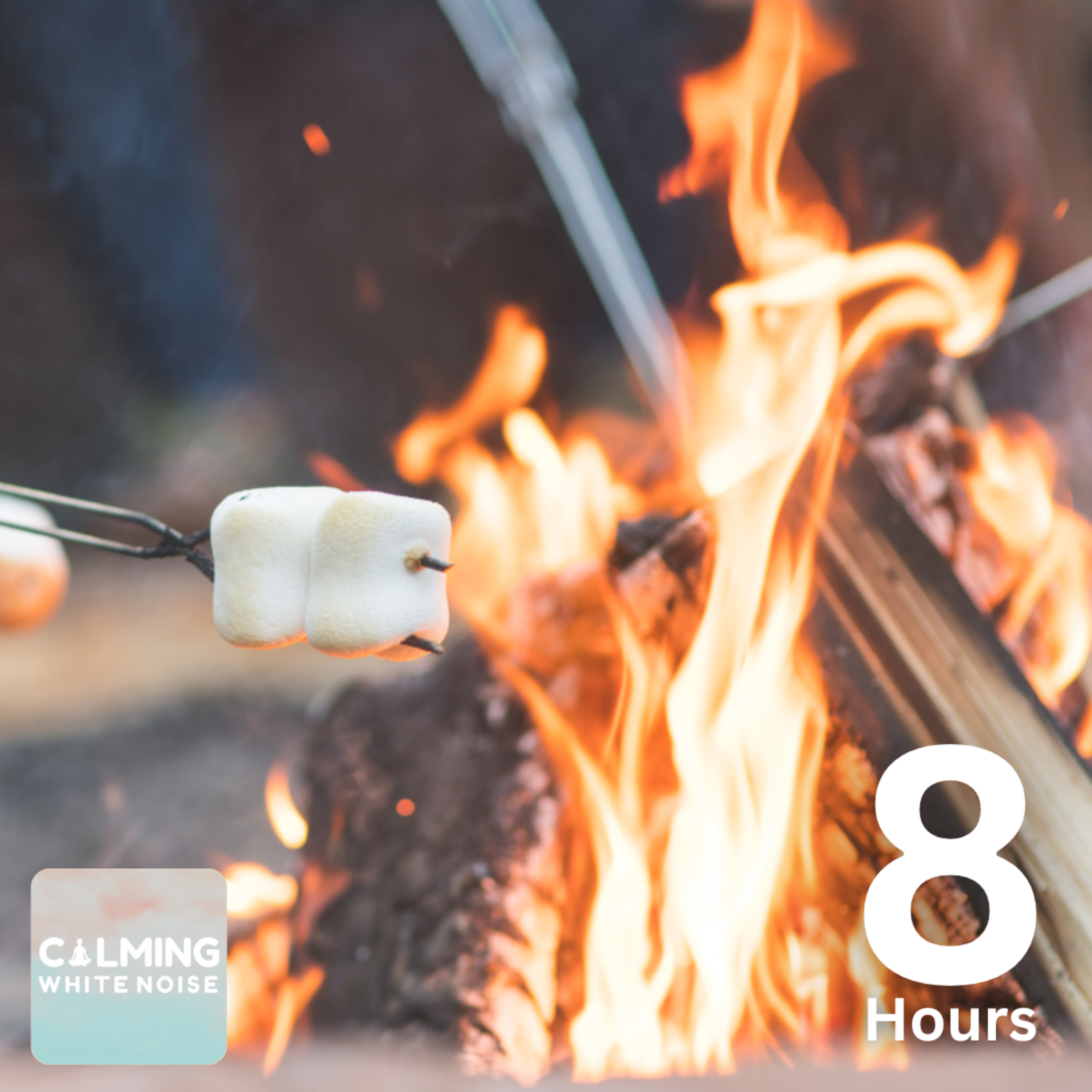 Afternoon Campfire (8 Hours) | Calming White Noise for Studying and Focus episode artwork