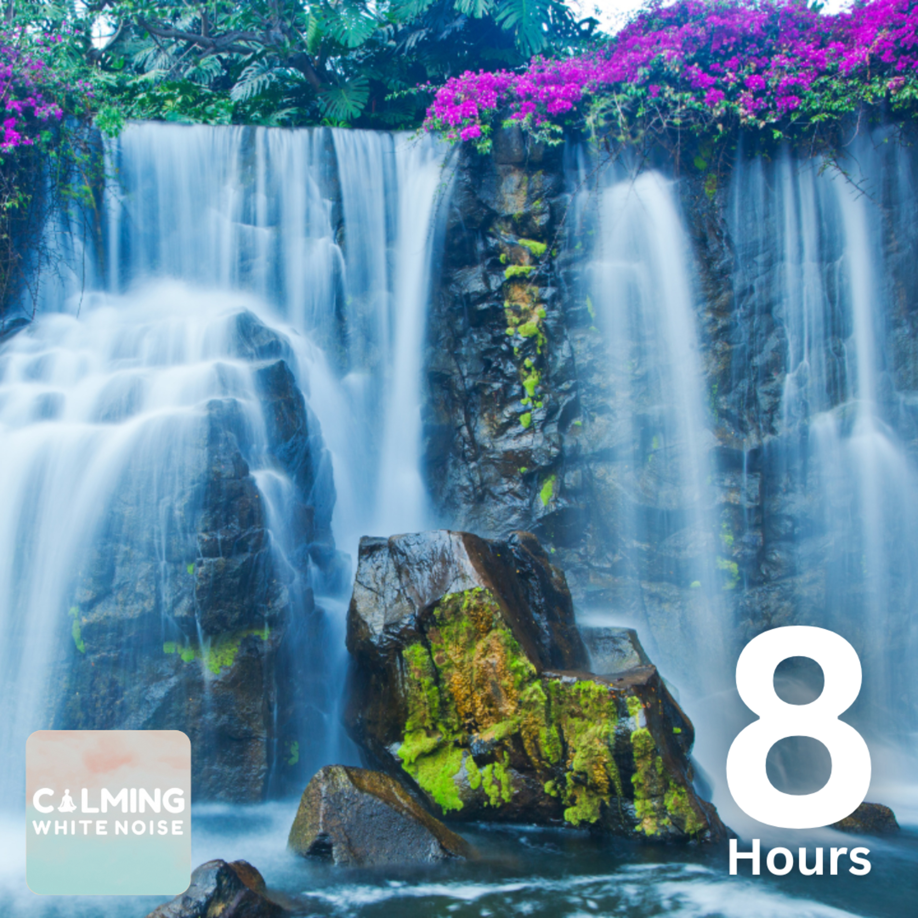 [ Sleep Aid ] Soothing Waterfall Ambience (8 Hours) | Water White Noise Sleep Sounds episode artwork