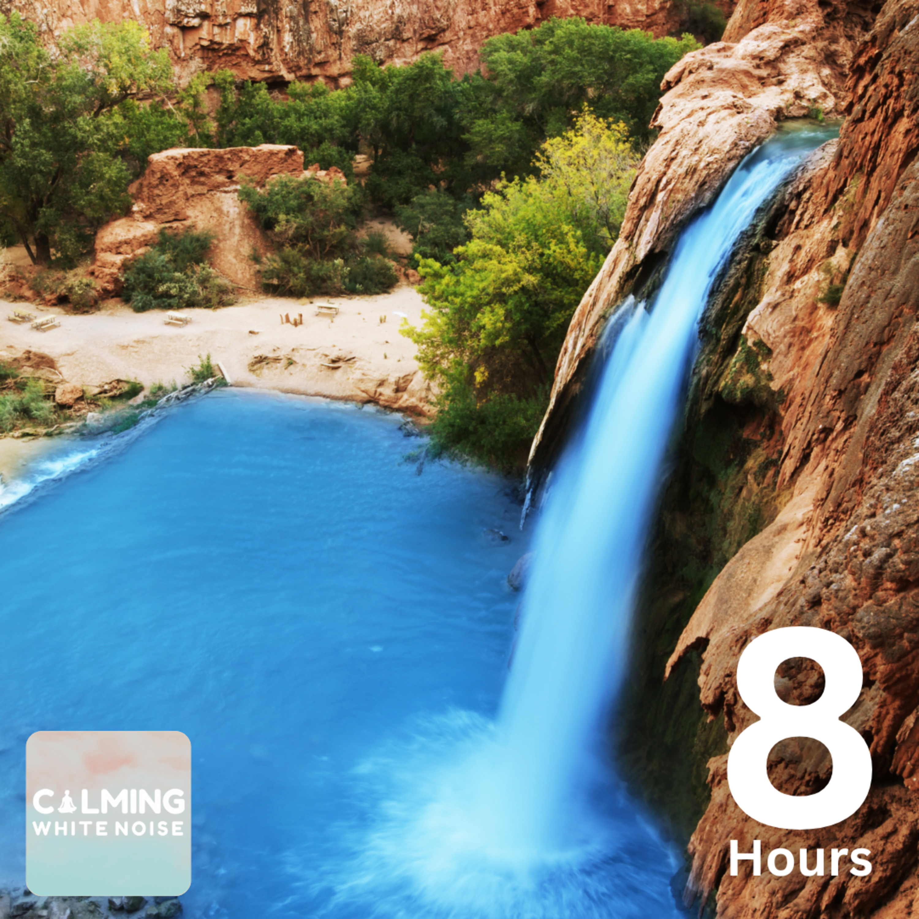 Waterfall Sound Effect (8 Hours) | Sounds for Anxiety, Sleep, or Meditation  episode artwork