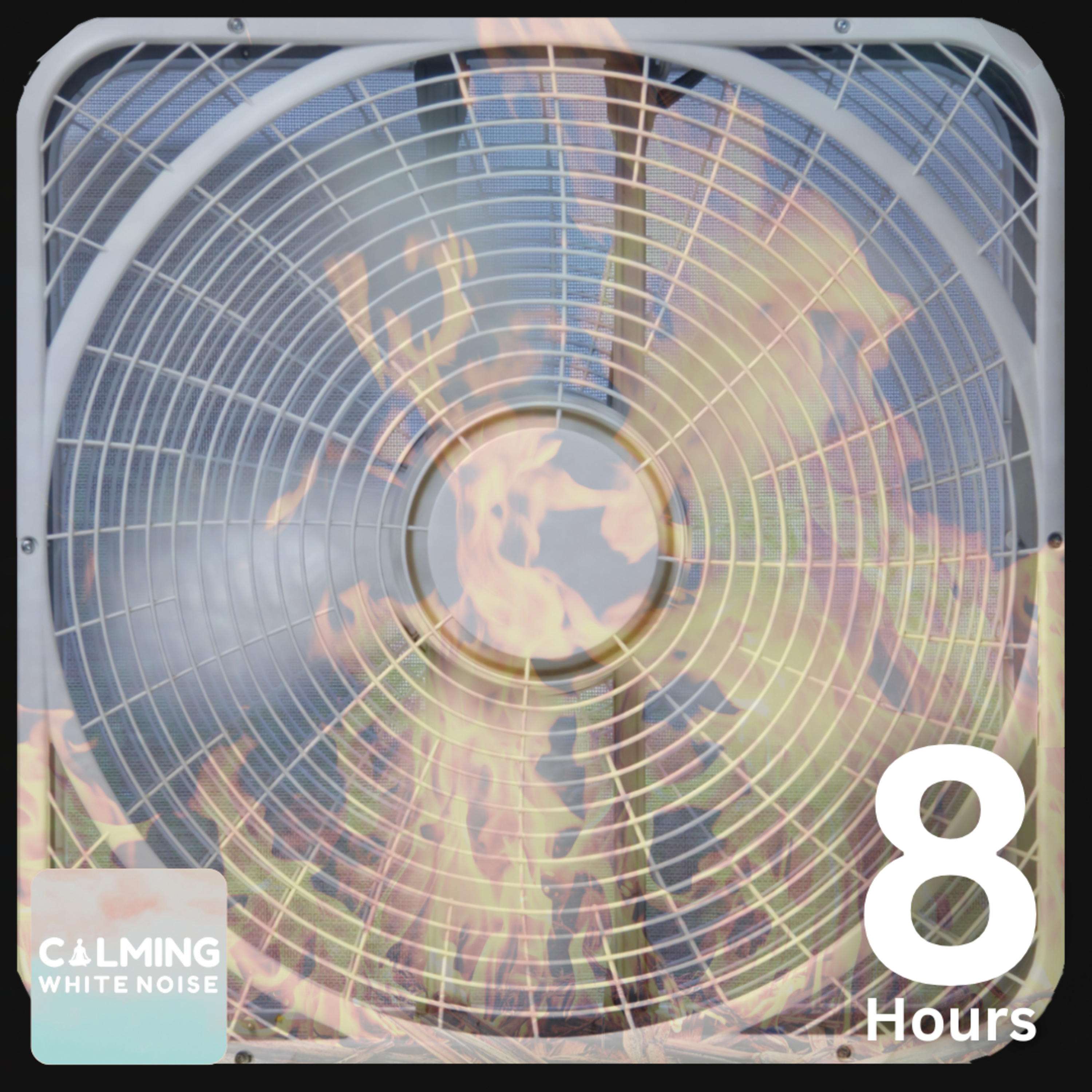 Fire Crackling + Fan Noise for Sleeping (8 Hours) | Helpful Sleep Sounds for Insomnia episode artwork