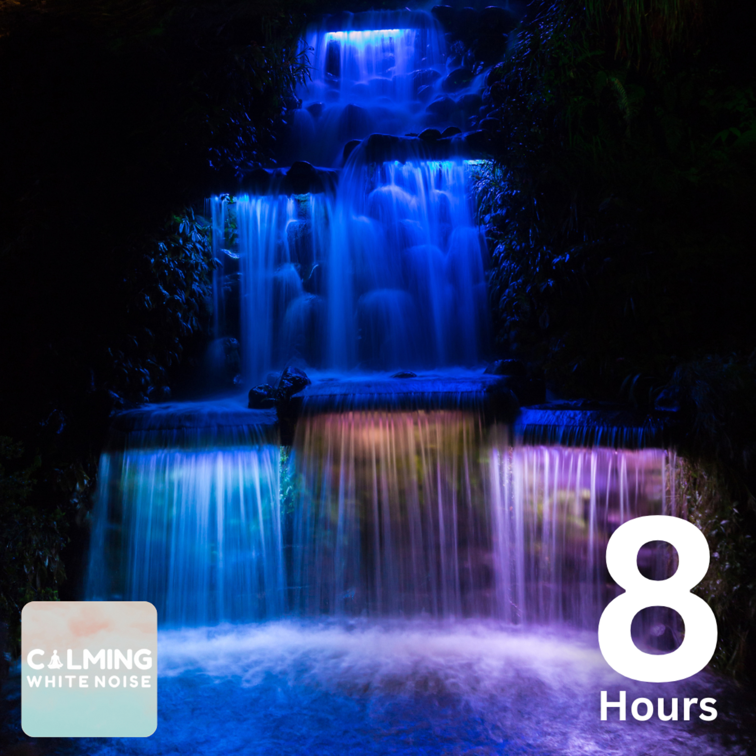 Relaxing Sleep Sounds (8 Hours) | Small Waterfall at Night for Sleeping episode artwork