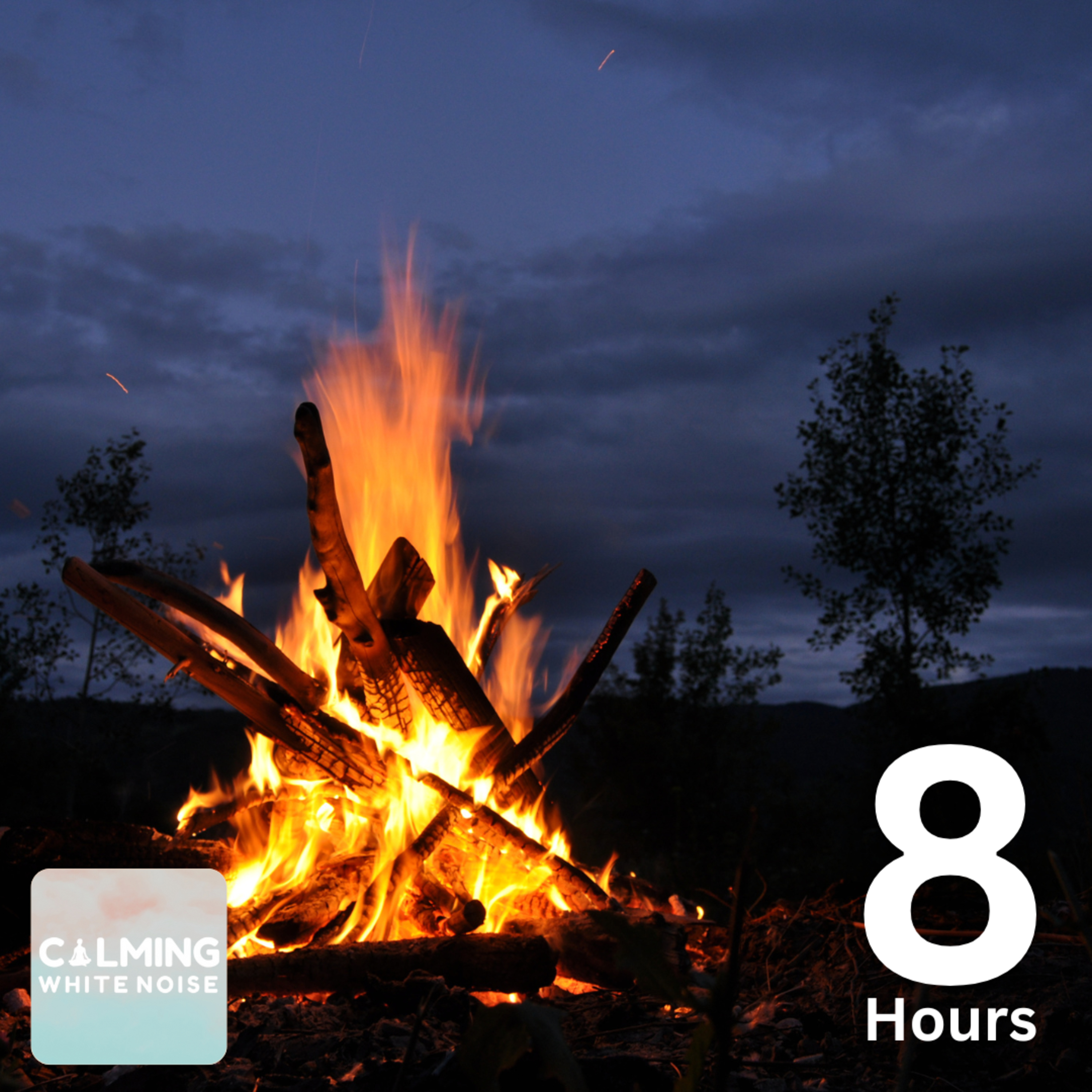 Campfire near River (8 Hours) | White Noise & Nature Sounds for Sleep episode artwork