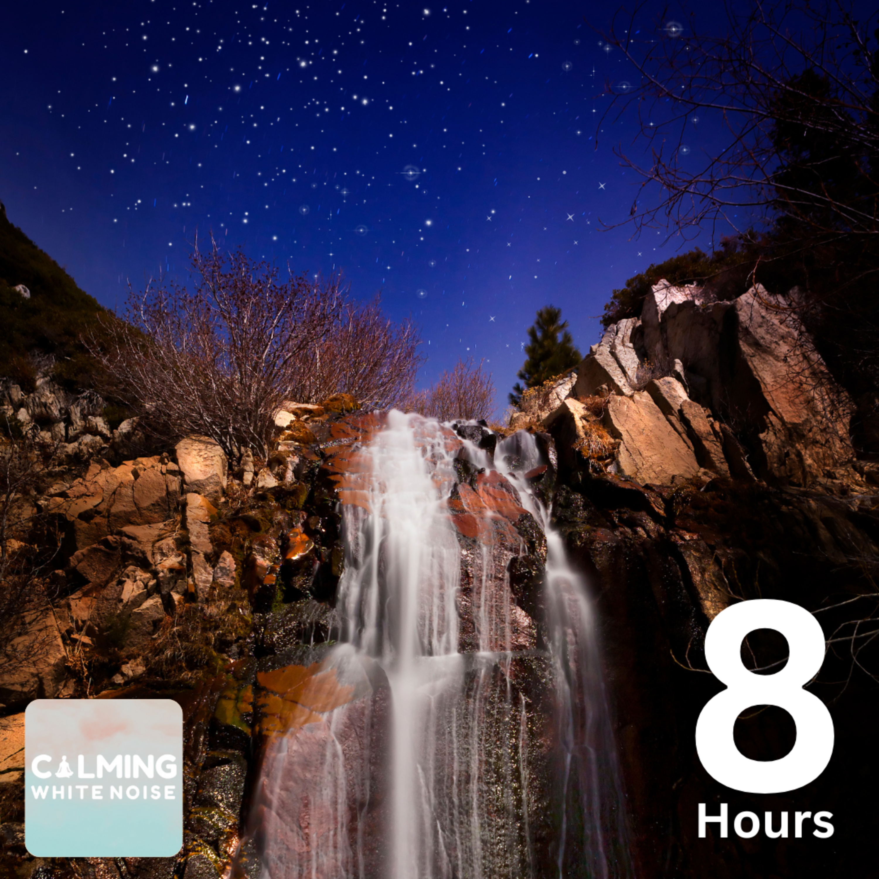 Cricket Sound + Waterfall for Study (8 Hours) | Stay Focused with Water Sounds episode artwork