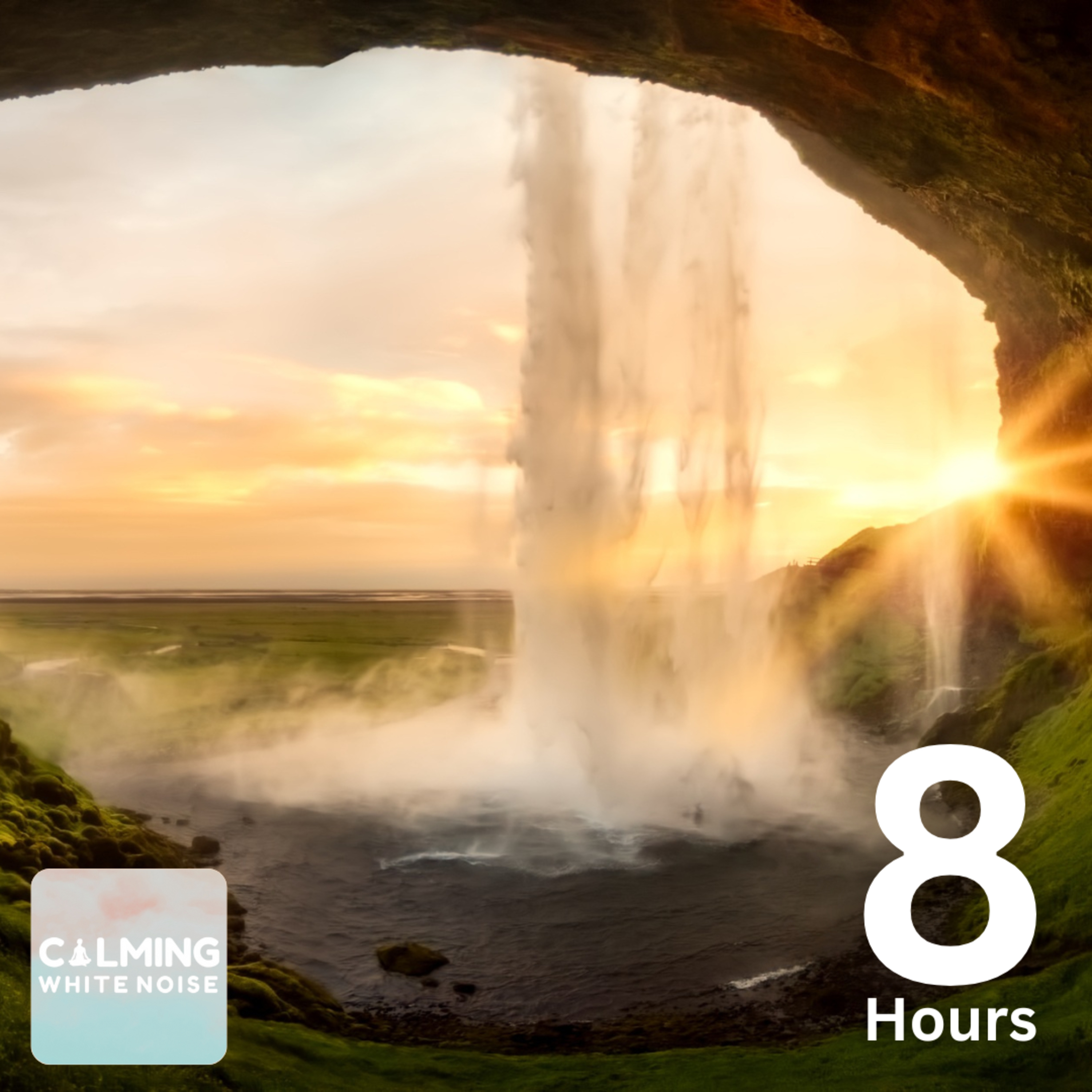Relaxing Waterfall Background Noise (8 Hours) | Ambient Sounds to Help with Sleeping or Studying episode artwork