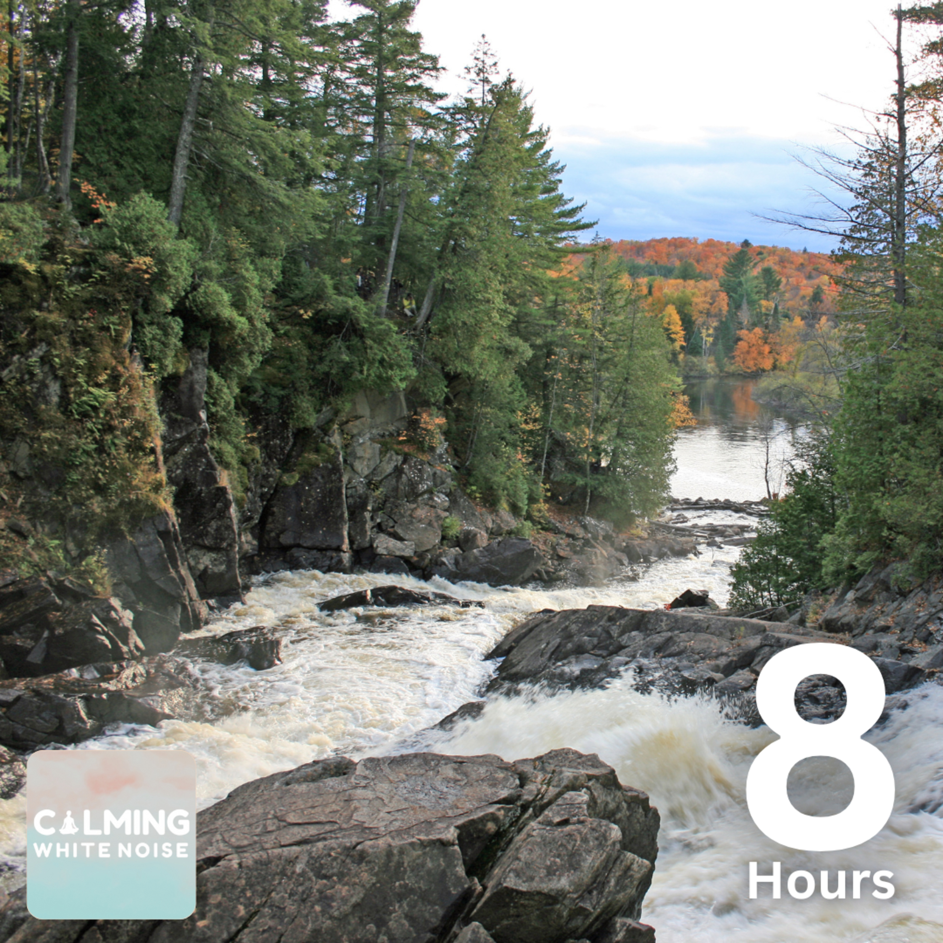 White Water Rapids (8 Hours) | Water Sound White Noise for Sleeping episode artwork