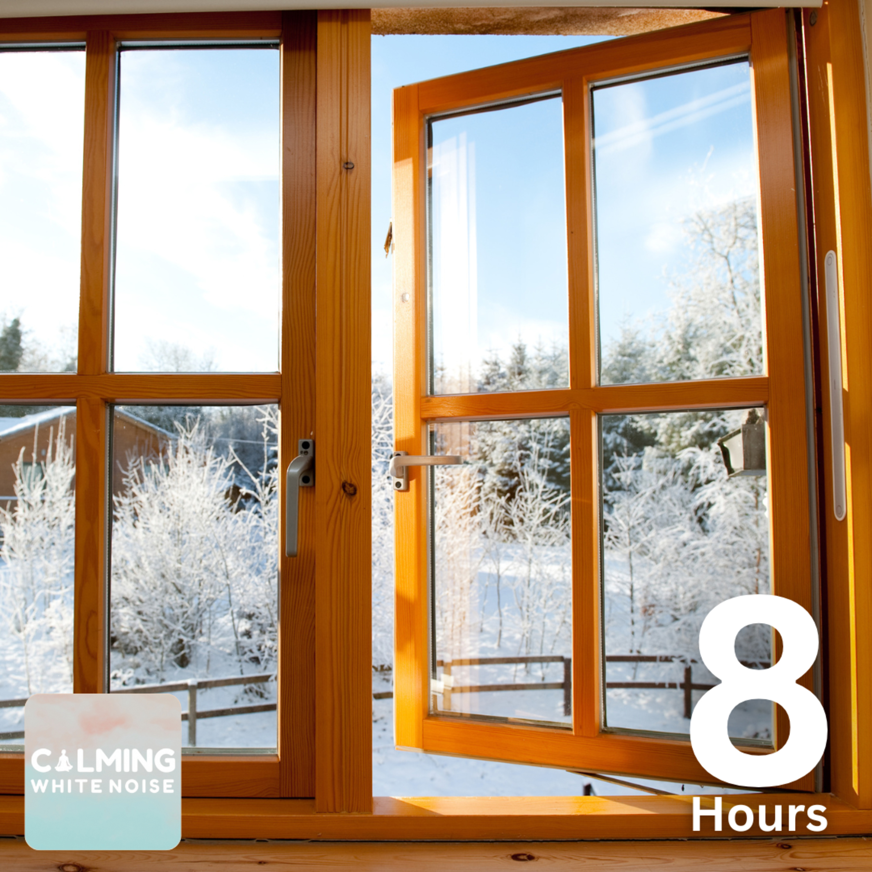 Winter Cabin Night Ambience (8 Hours) | Wind and Fireplace Sounds for Reading and Relaxation episode artwork