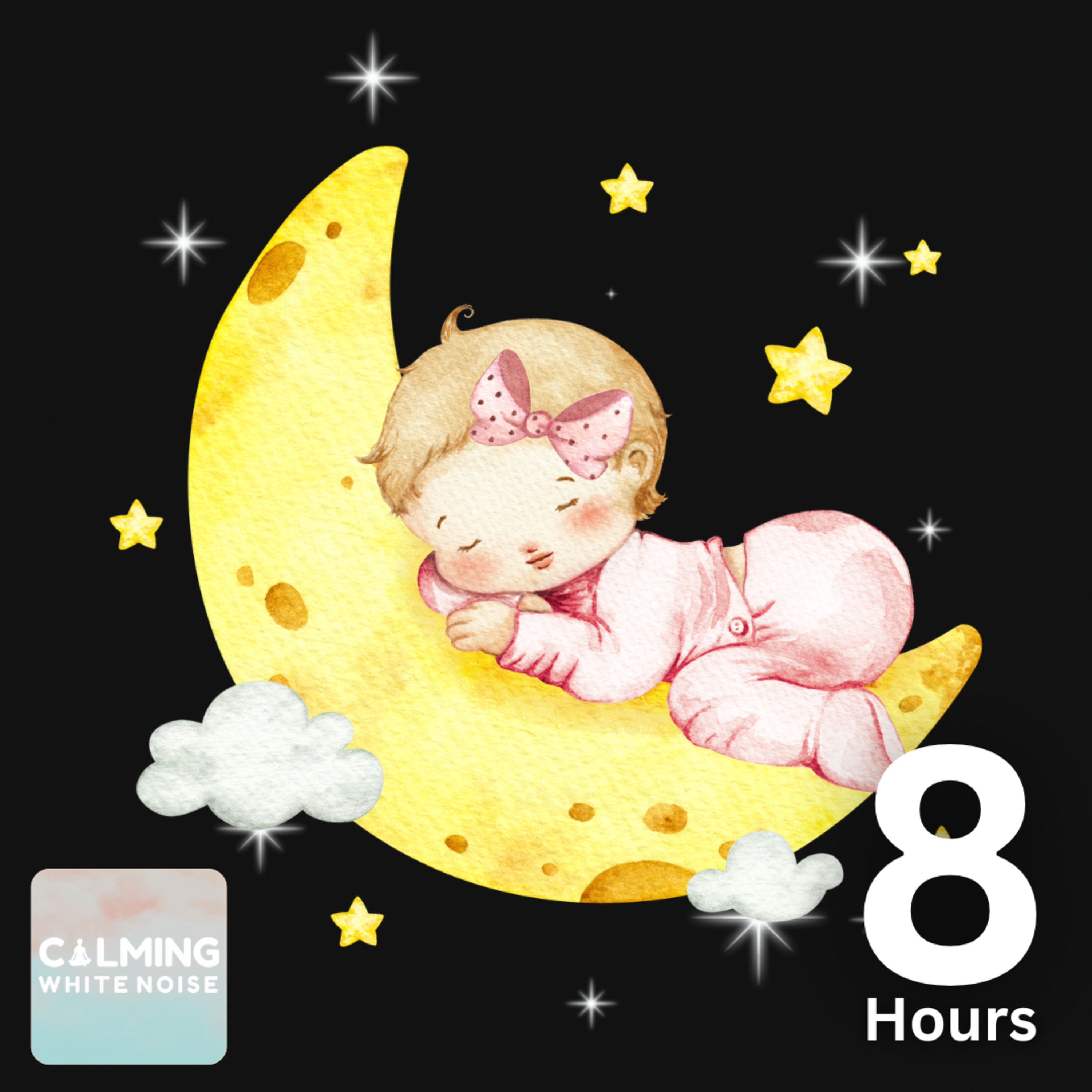 White Noise for Sleeping Baby (8 Hours) | Driving in Rain Sounds episode artwork