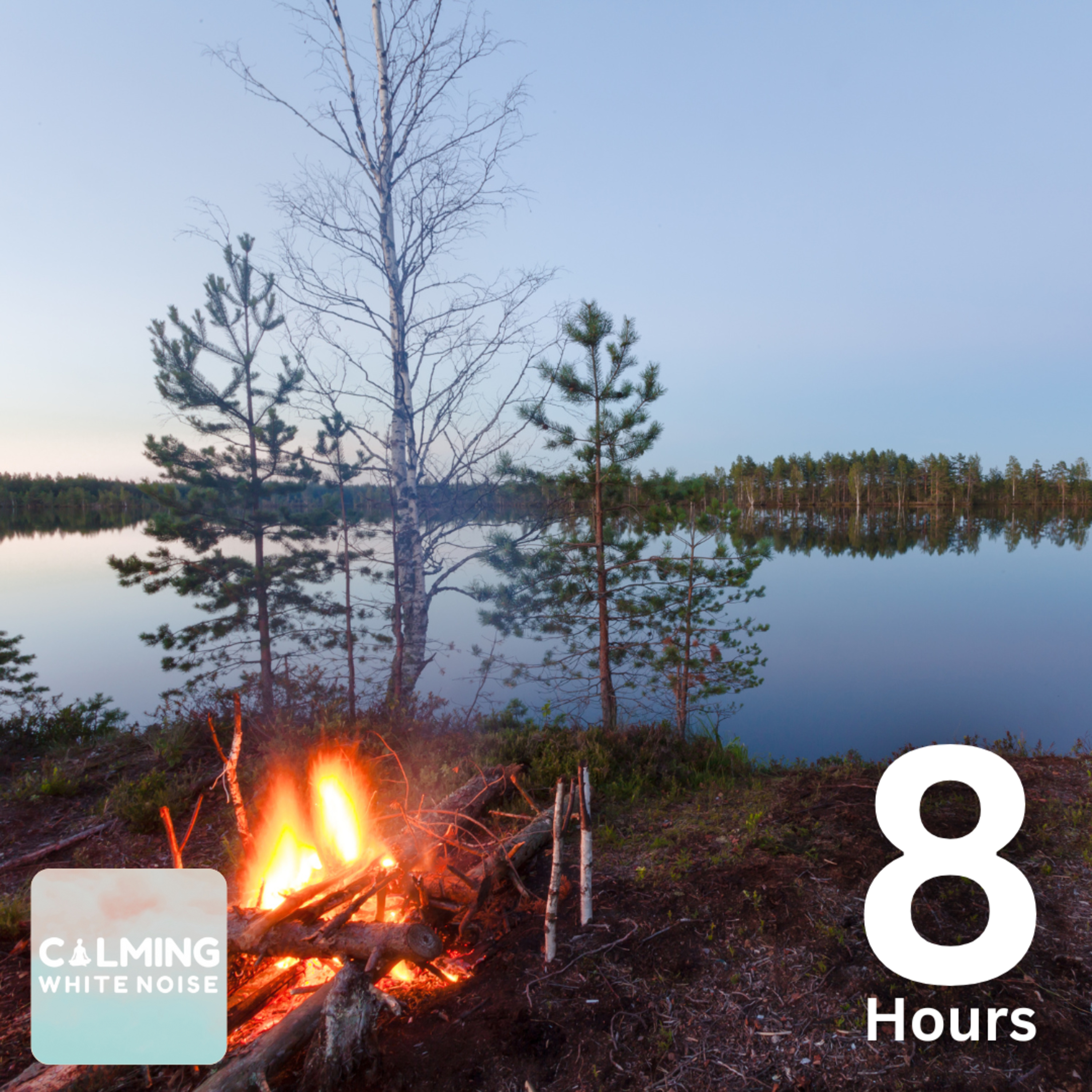 Campfire near Small Stream (8 Hours) | White Noise & Nature Sounds for Sleep episode artwork