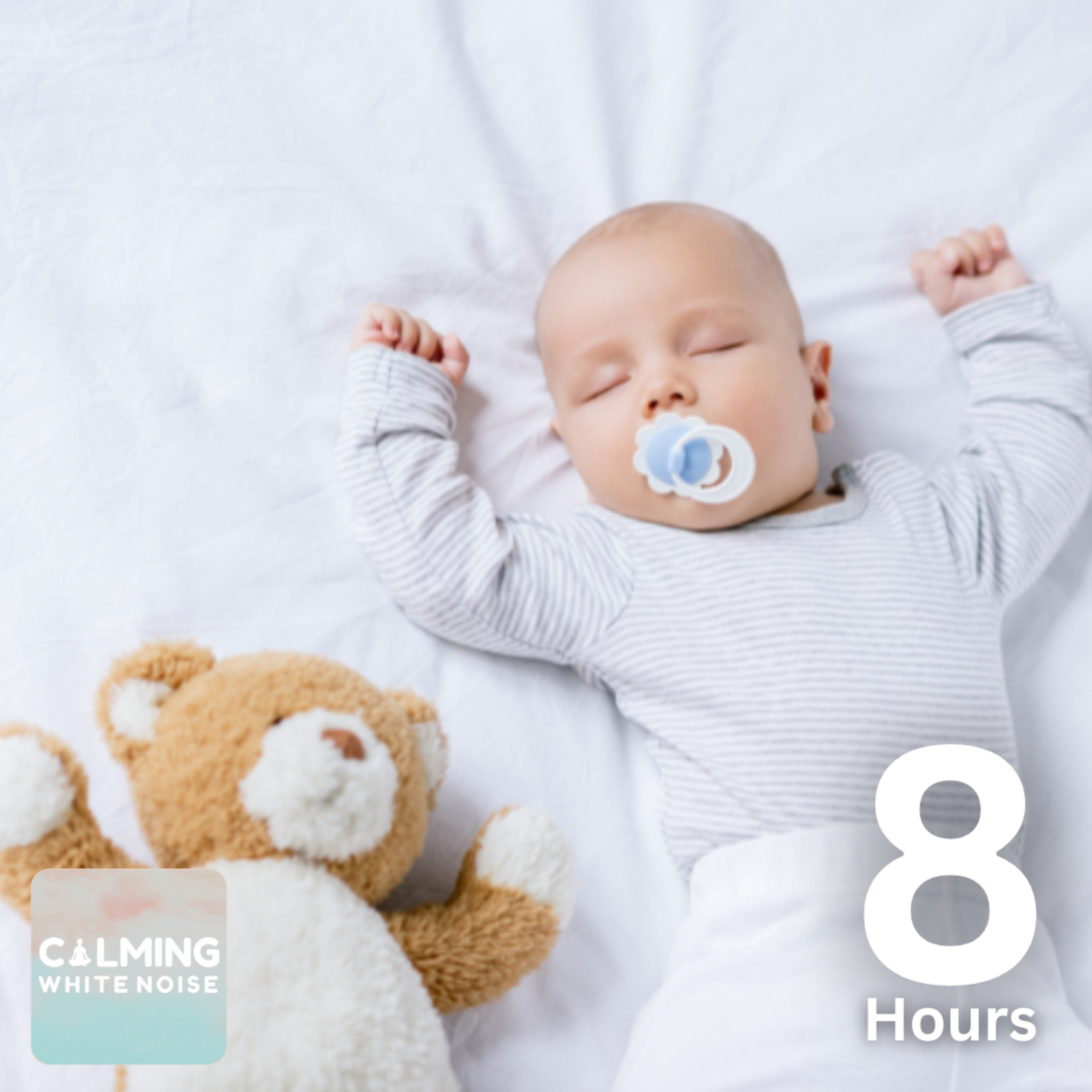 Static White Noise for Babies (8 Hours) | Calm a Fussy Baby