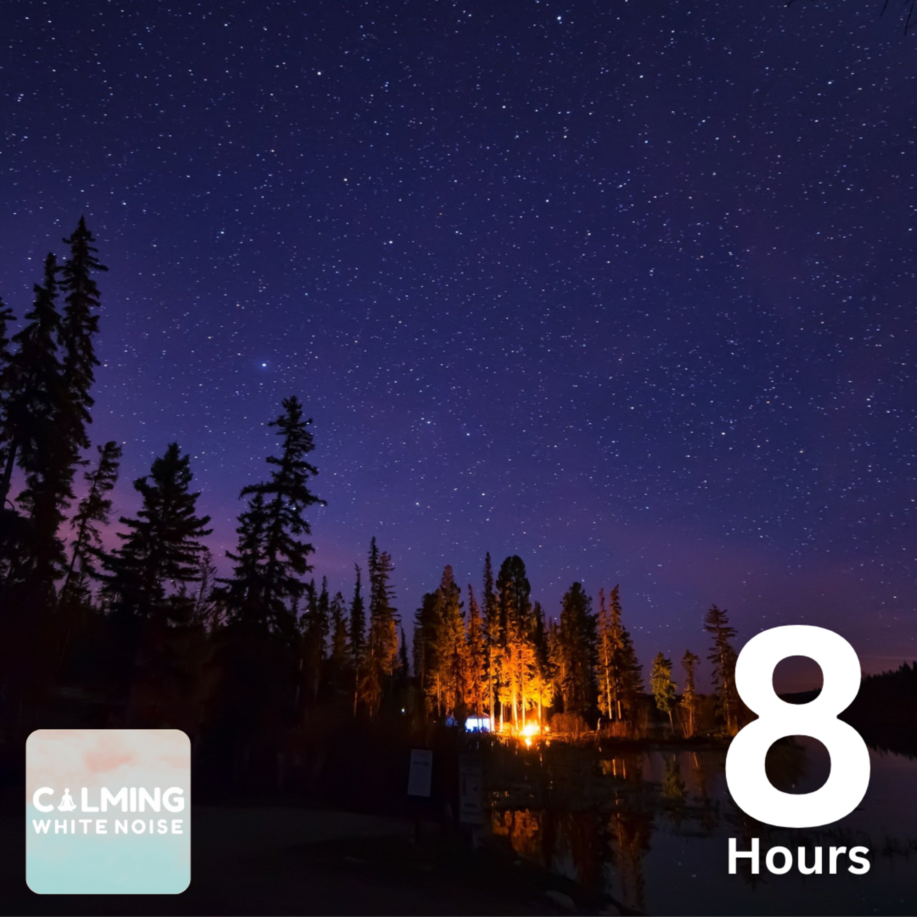 Camping Atmosphere on a Starry Night (8 Hours) | Relaxing Campfire & Cricket Sounds episode artwork