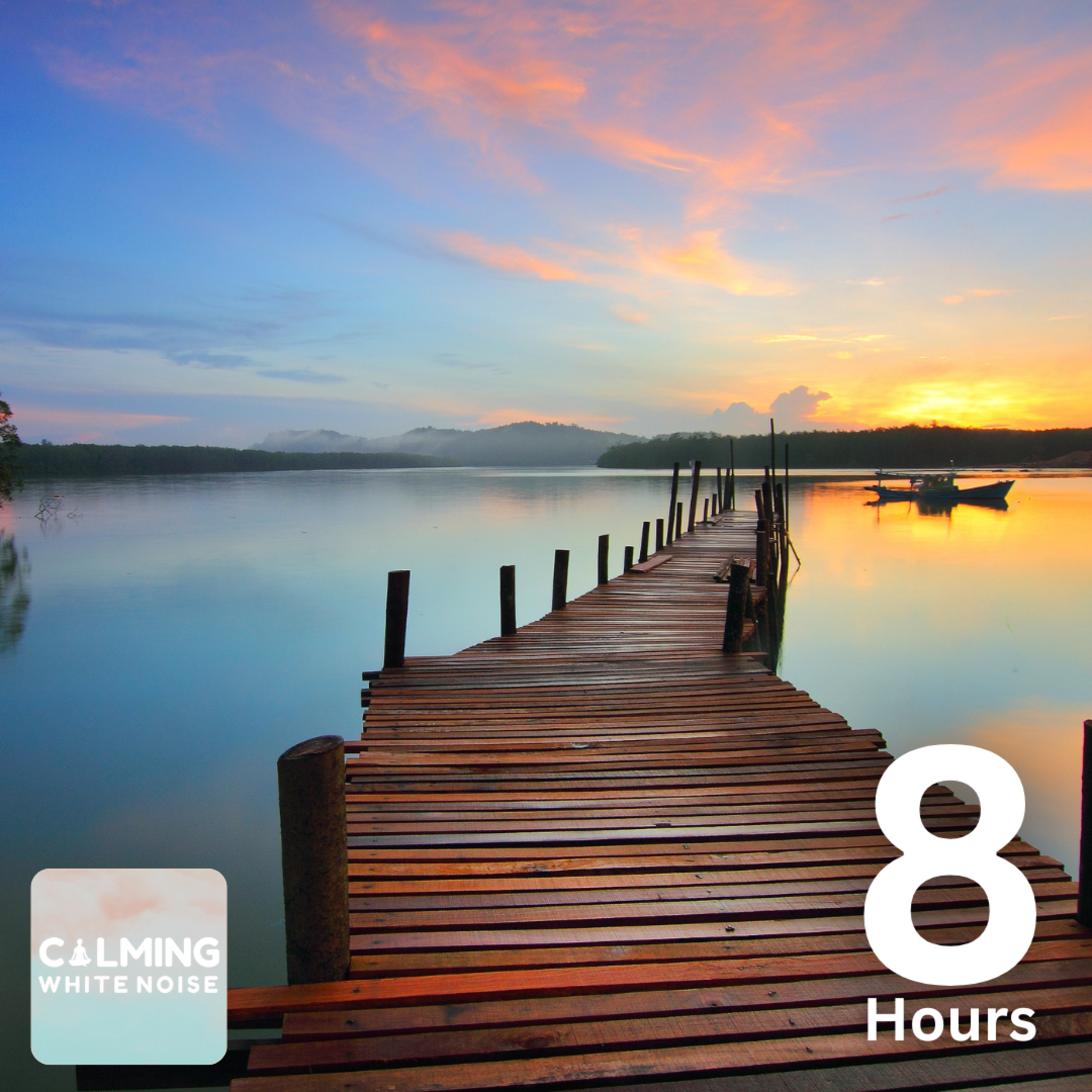 Quiet Lake Ambience (8 Hours) | Gentle Waves Crashing for Sleeping and Meditation