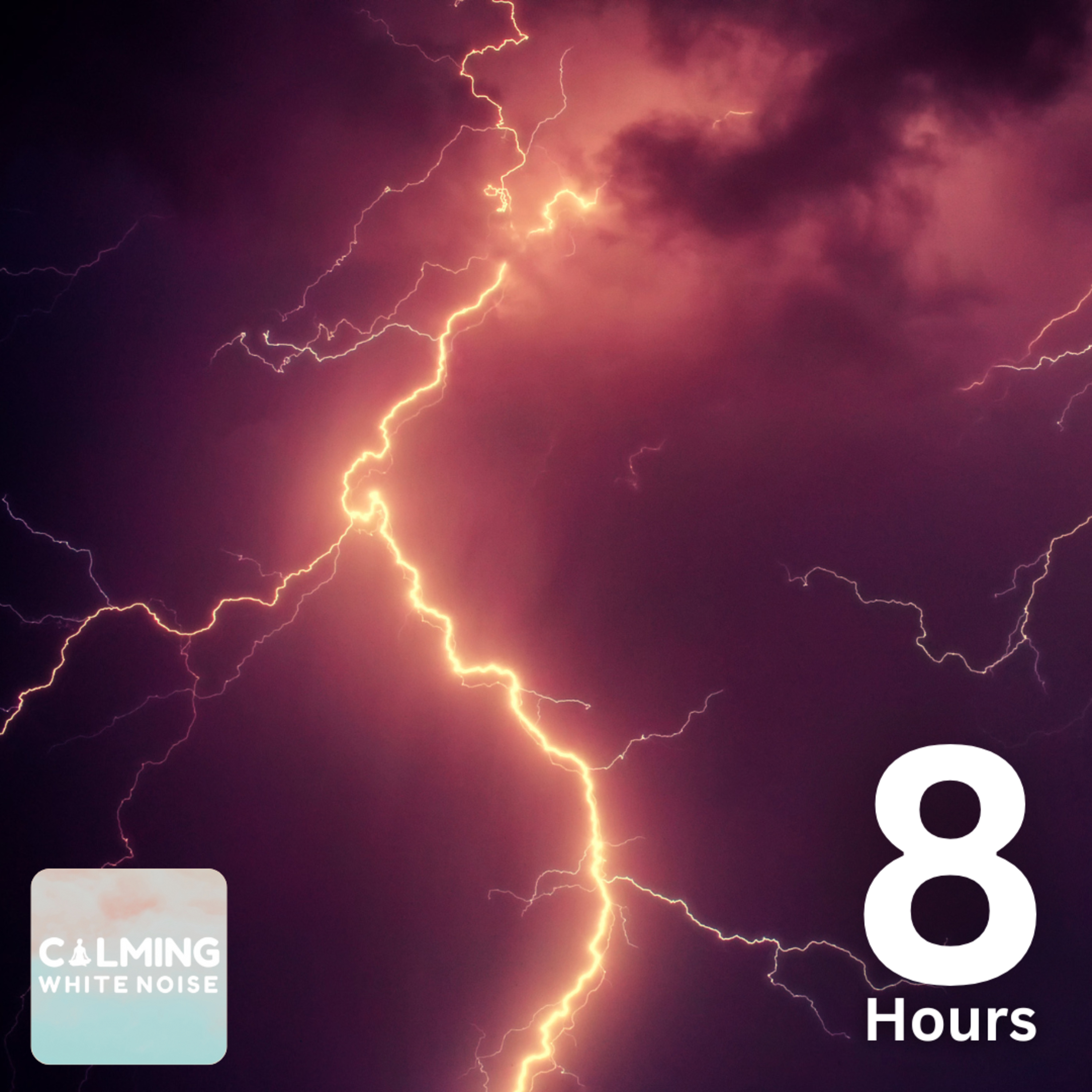 Rolling Thunderstorm with Pouring Rain Sounds for Sleep (8 Hours) | Nature Sounds for Sleeping