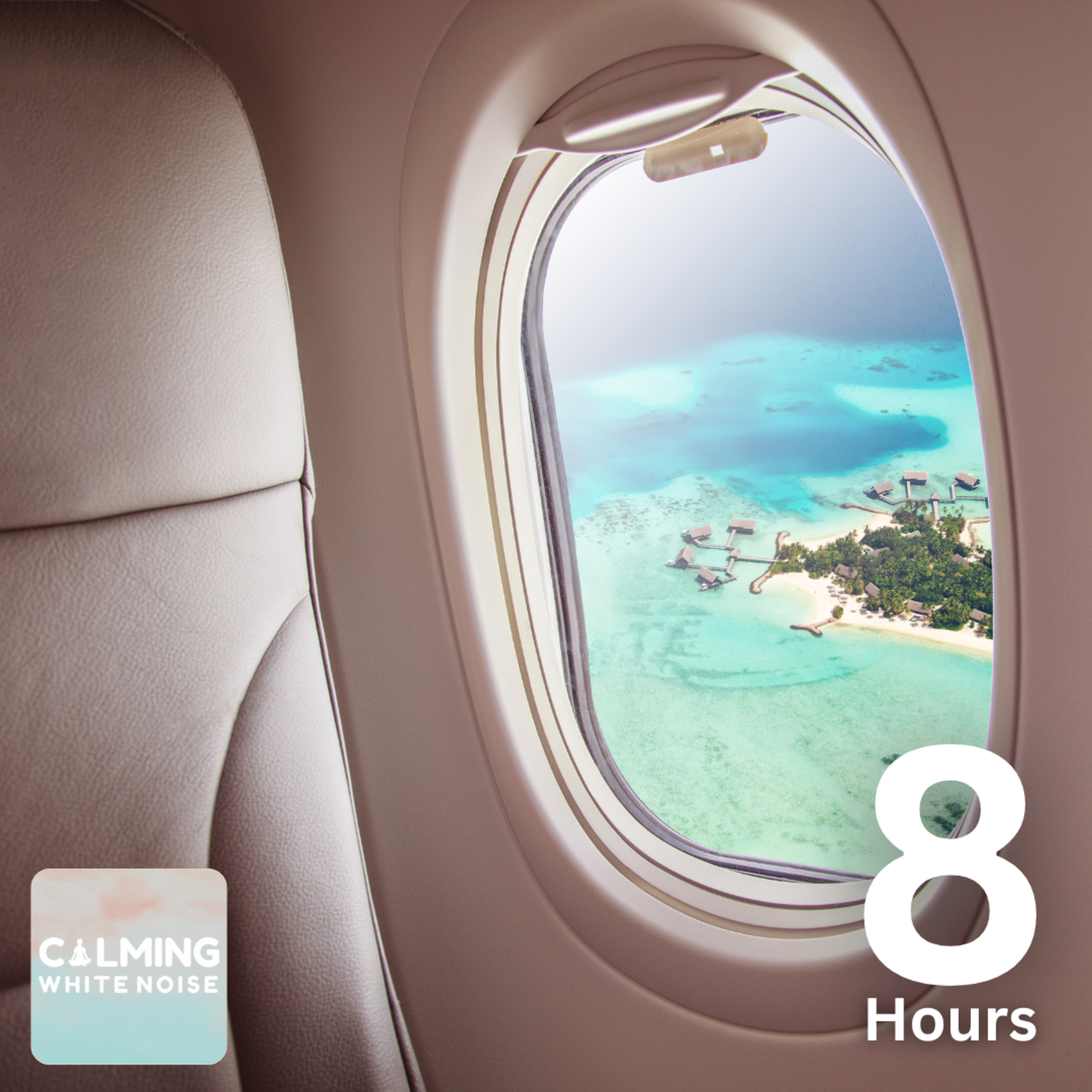 Cozy Plane Cabin (8 Hours) | Airplane White Noise for Sleep, Meditation, and Relaxation