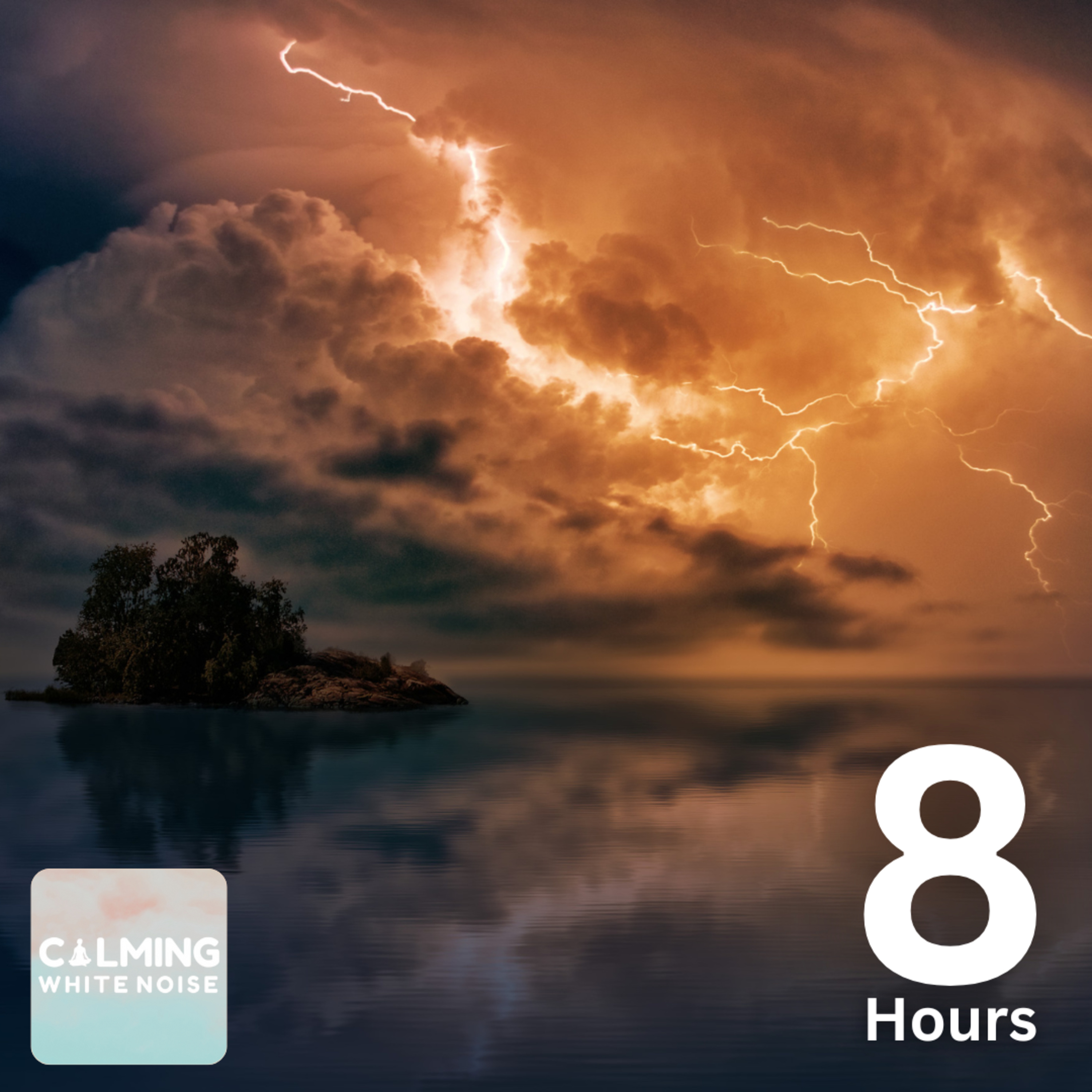 Coastal Thunderstorm Ambience (8 Hours) | Relaxing Rain and Thunder with Crashing Waves episode artwork