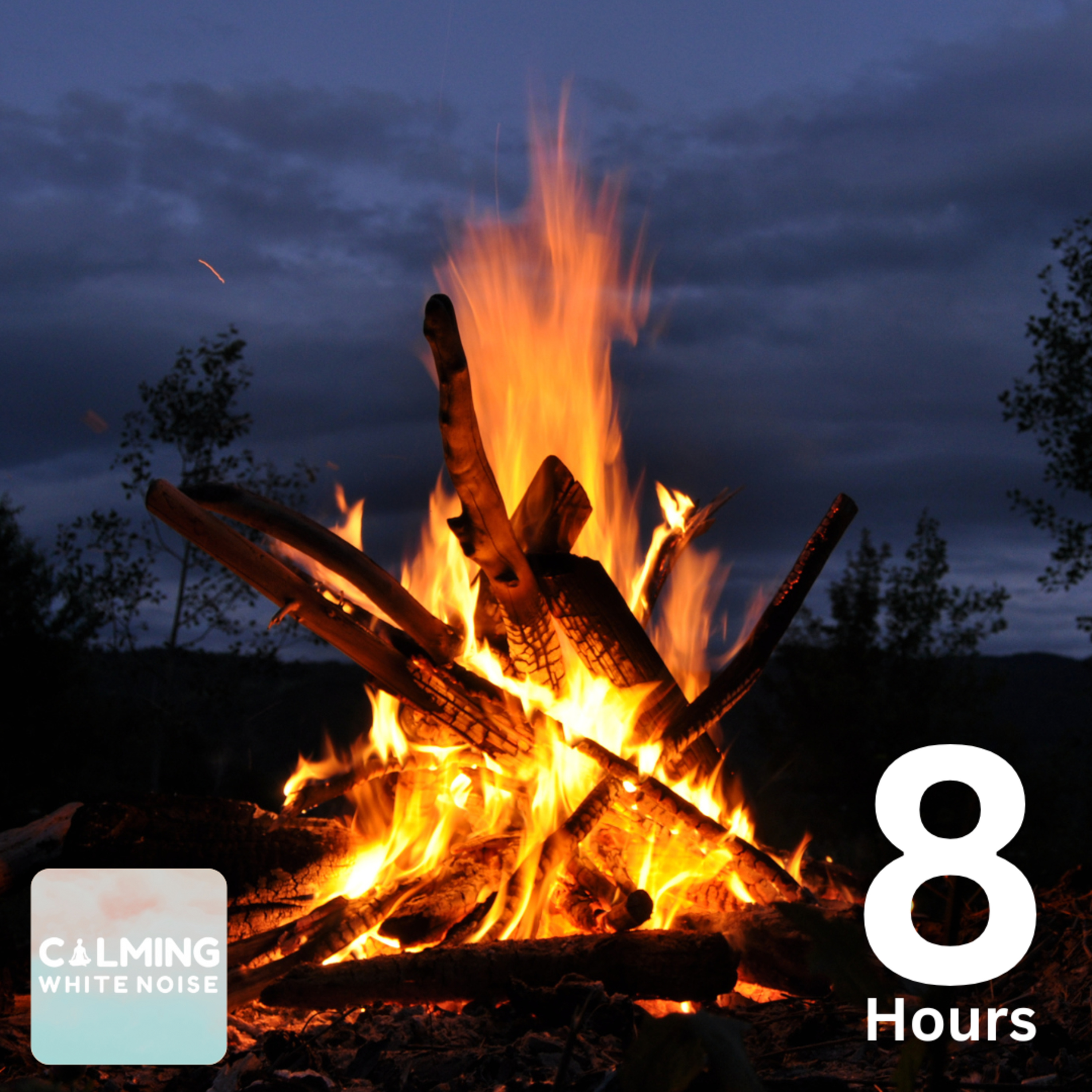 Desert Campfire Ambience (8 Hours) | Crackling Firewood Sounds for Sleeping and Relaxation episode artwork