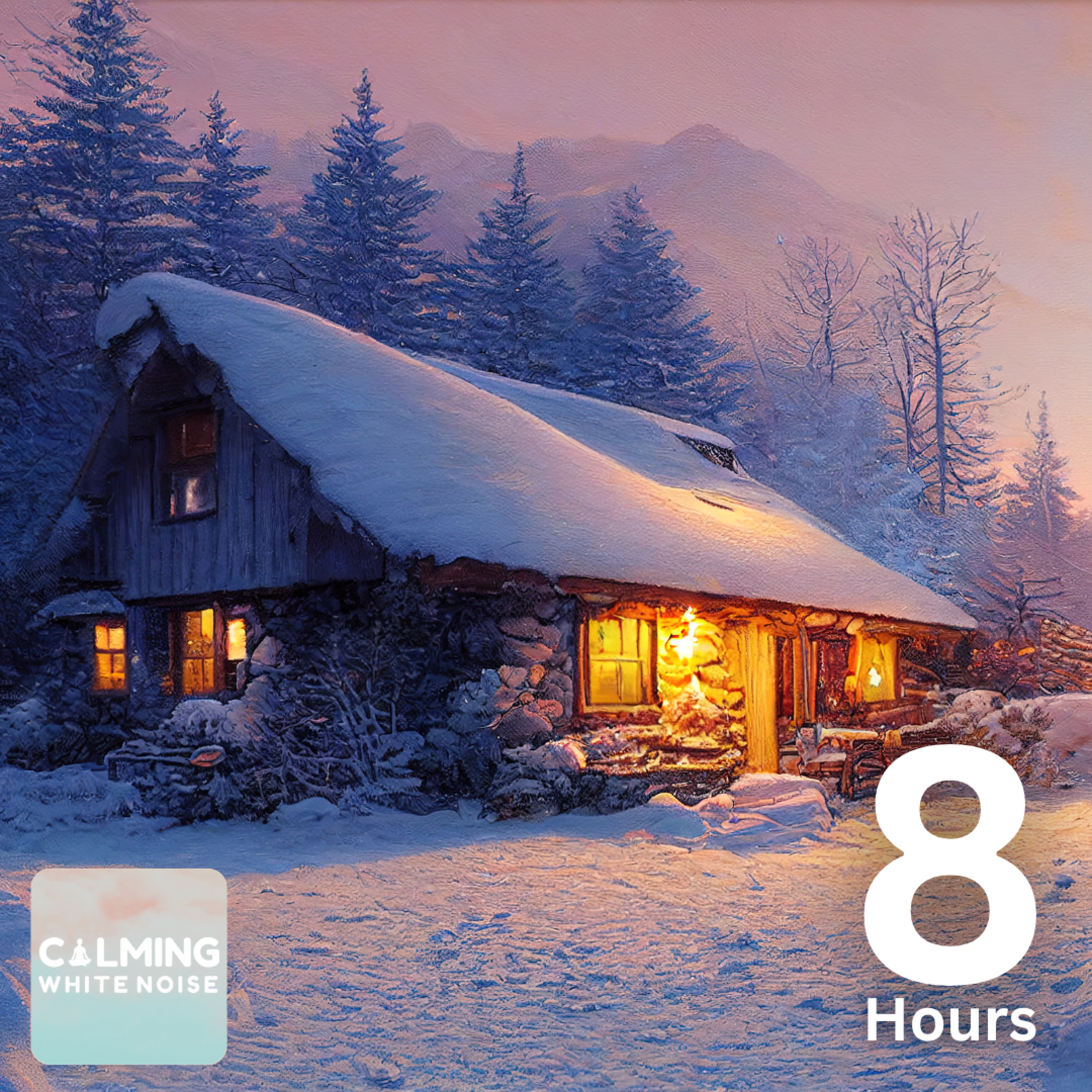 Winter Wonderland Study Ambience (8 Hours) | Snowstorm White Noise for Cozy Concentration episode artwork
