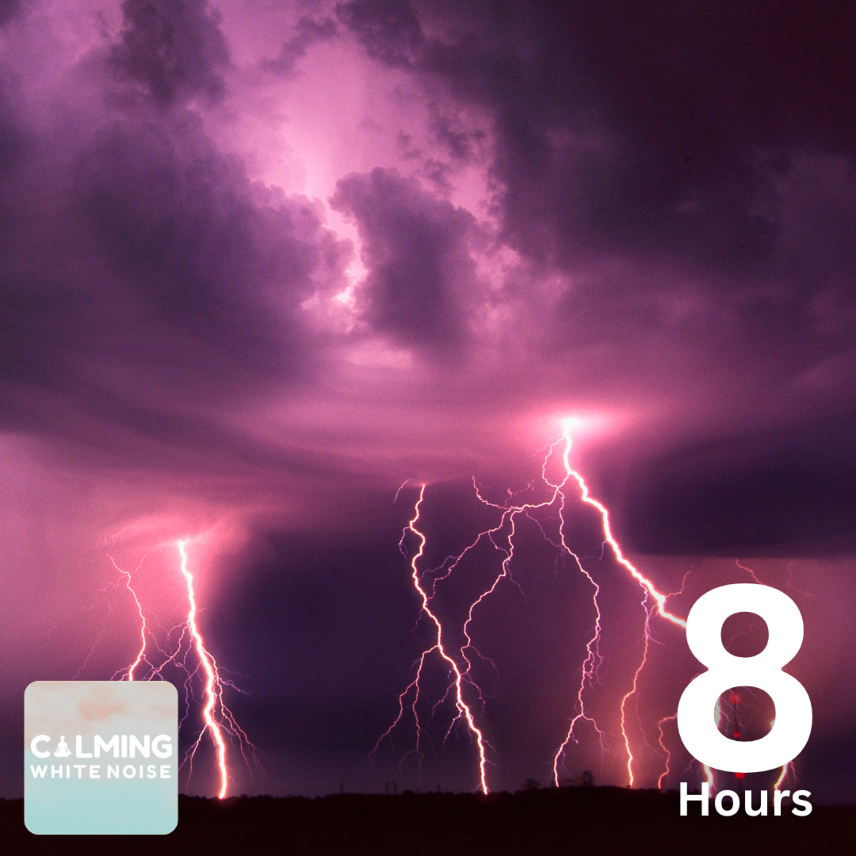 Intense Thunder and Rain Sounds (8 Hours) | Thunderstorm White Noise for Sleep & Tinnitus Relief episode artwork