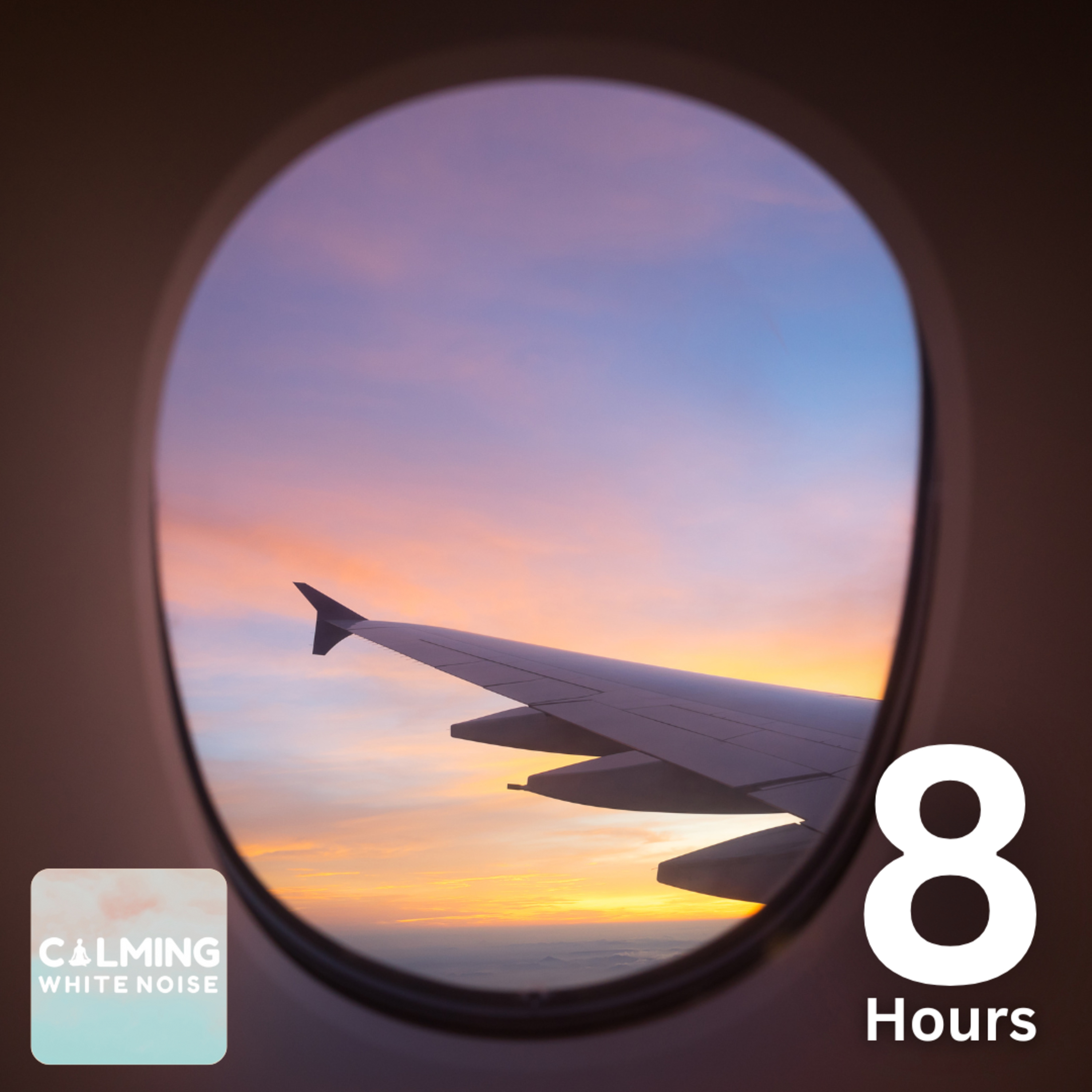 Airplane White Noise (8 Hours) | Relaxing Plane Cabin White Noise for Sleeping and Relaxing episode artwork
