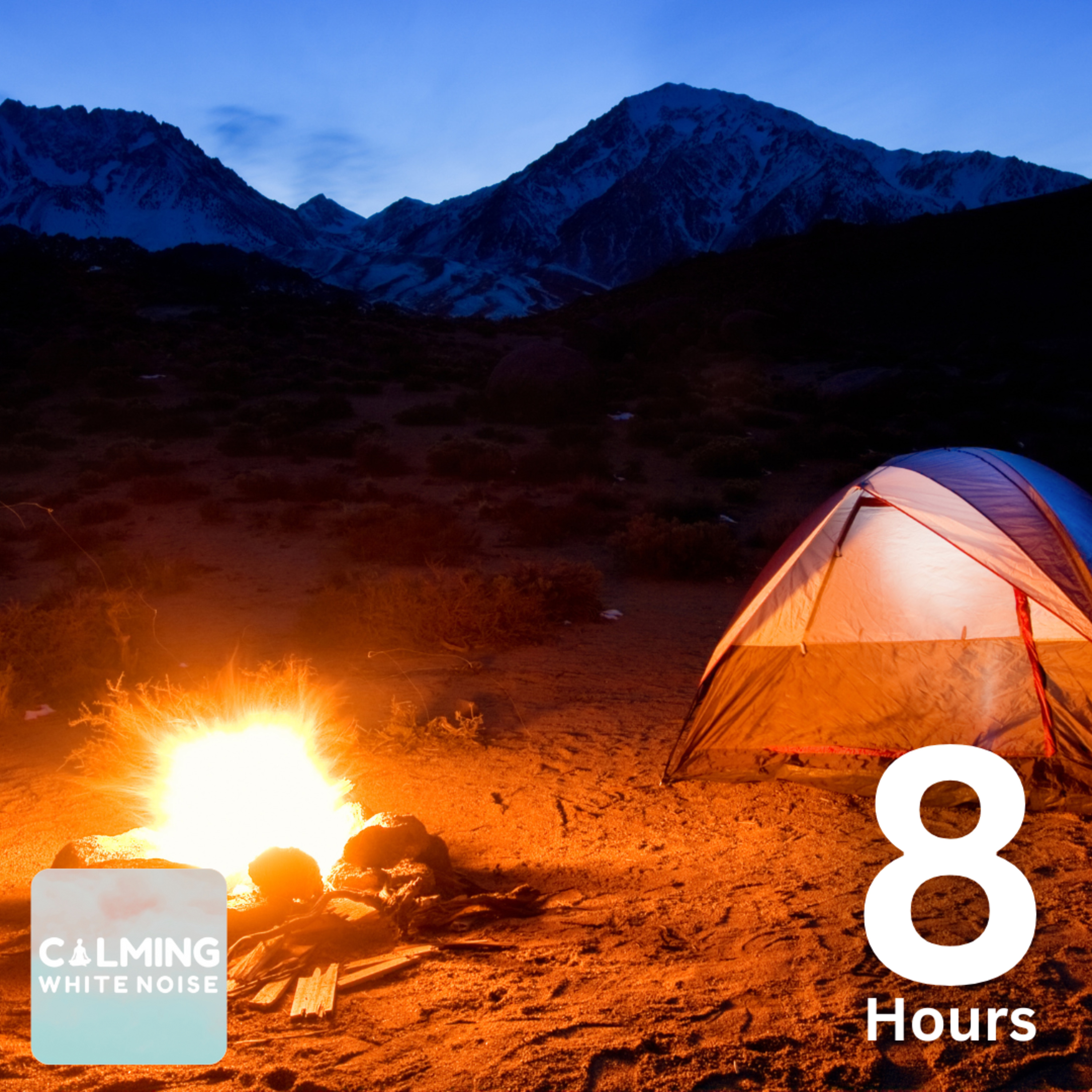 Relaxing Campfire Experience (8 Hours) | Crackling Flames and Cricket Sounds for Sleeping episode artwork