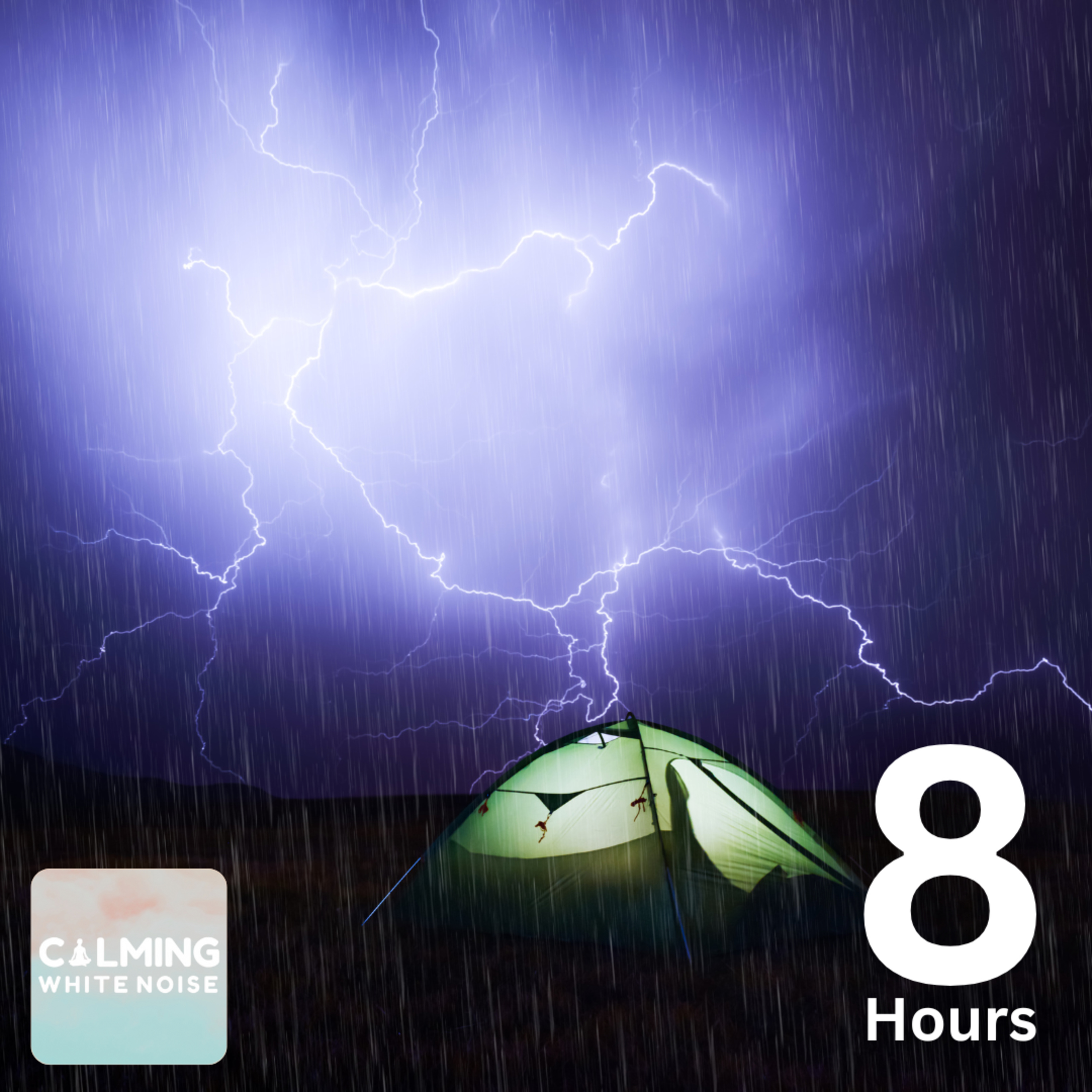 Rain and Thunderstorm in a Tent (8 Hours) | Relaxing Nature Sounds episode artwork