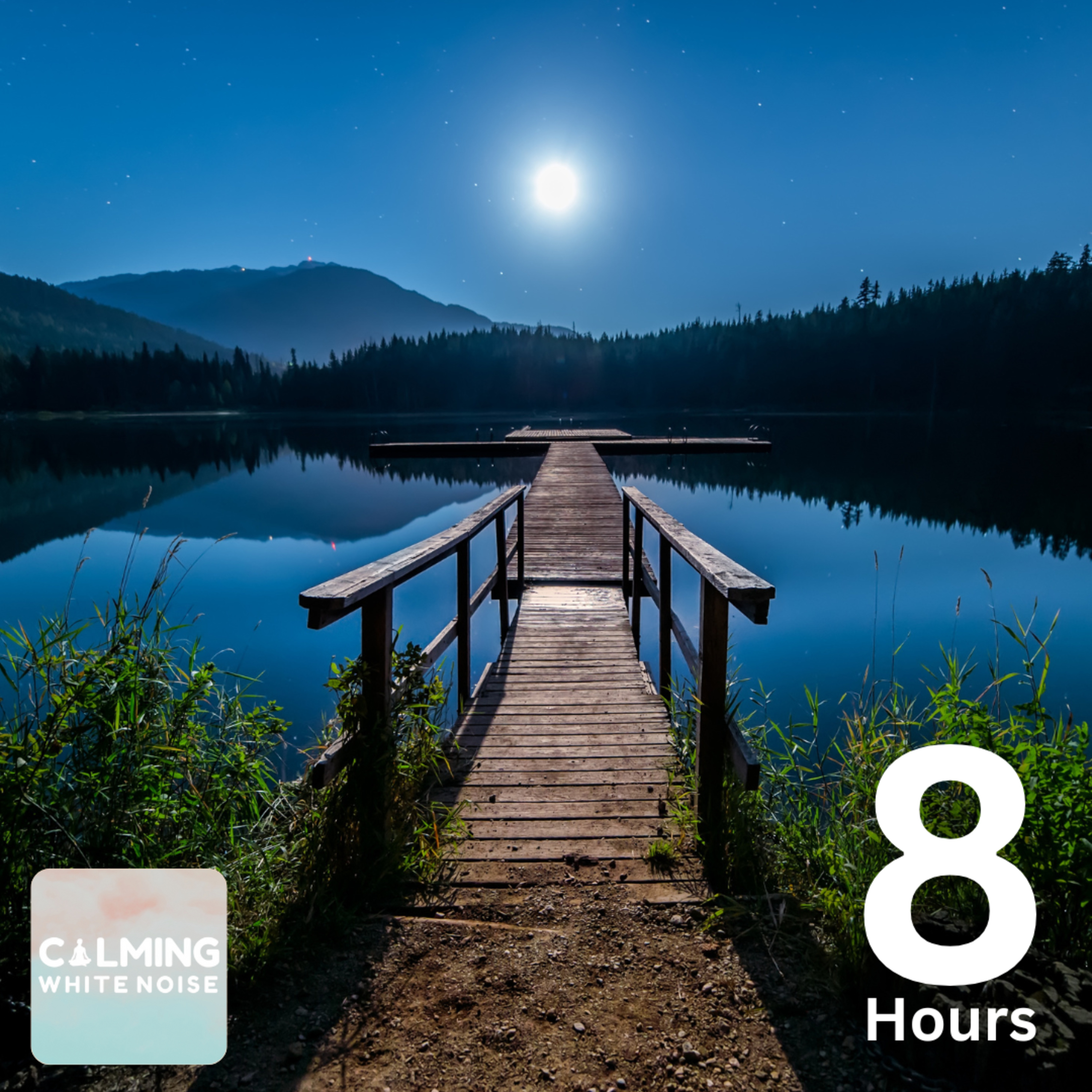Evening Lake Ambience (8 Hours) | Relaxing Lake Waves, Crackling Fire, and Crickets episode artwork