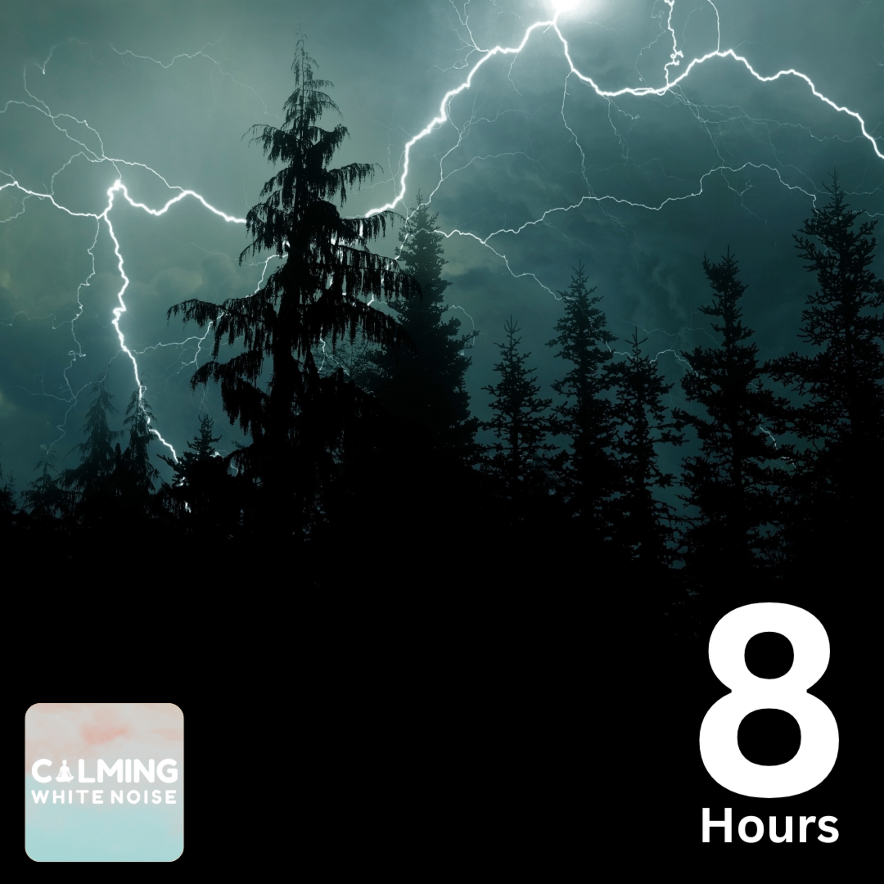 Forest Thunderstorm Ambience (8 Hours) | Rain Sounds for Sleep or Focused Study episode artwork