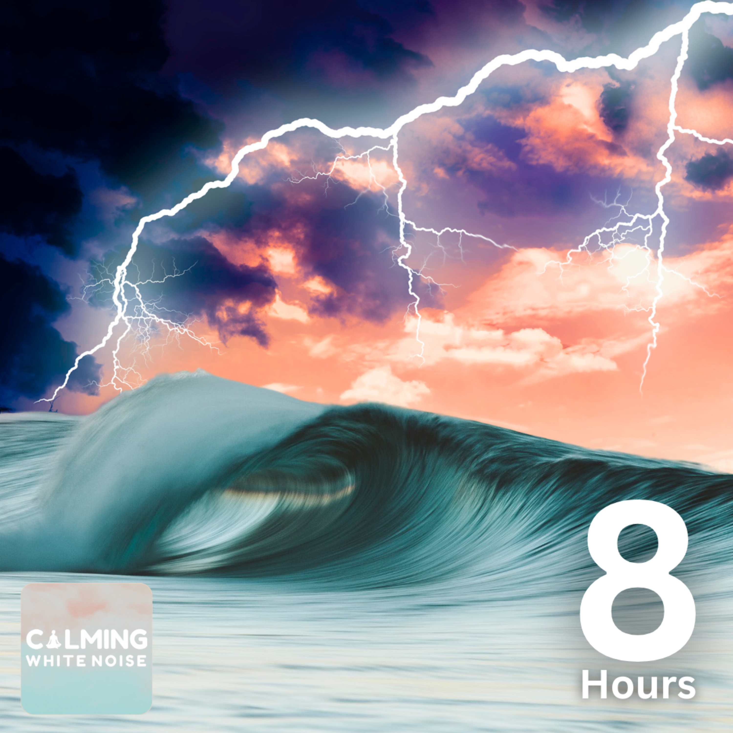 Relaxing Thunderstorm and Waves Crashing (8 Hours) | Rain Sounds for Sleeping episode artwork