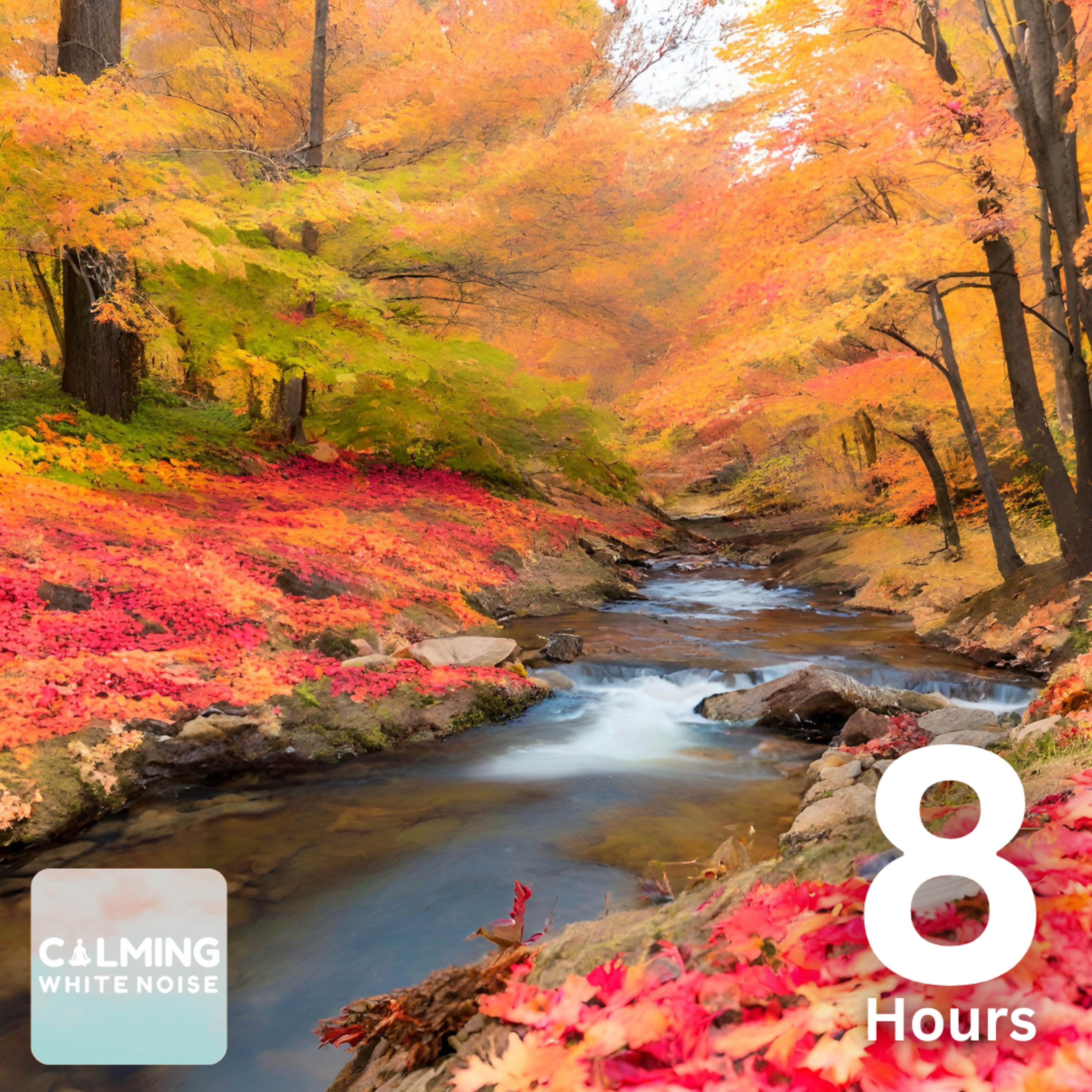 Babbling Brook in Fall (8 Hours) | Green Noise for Better Sleep episode artwork