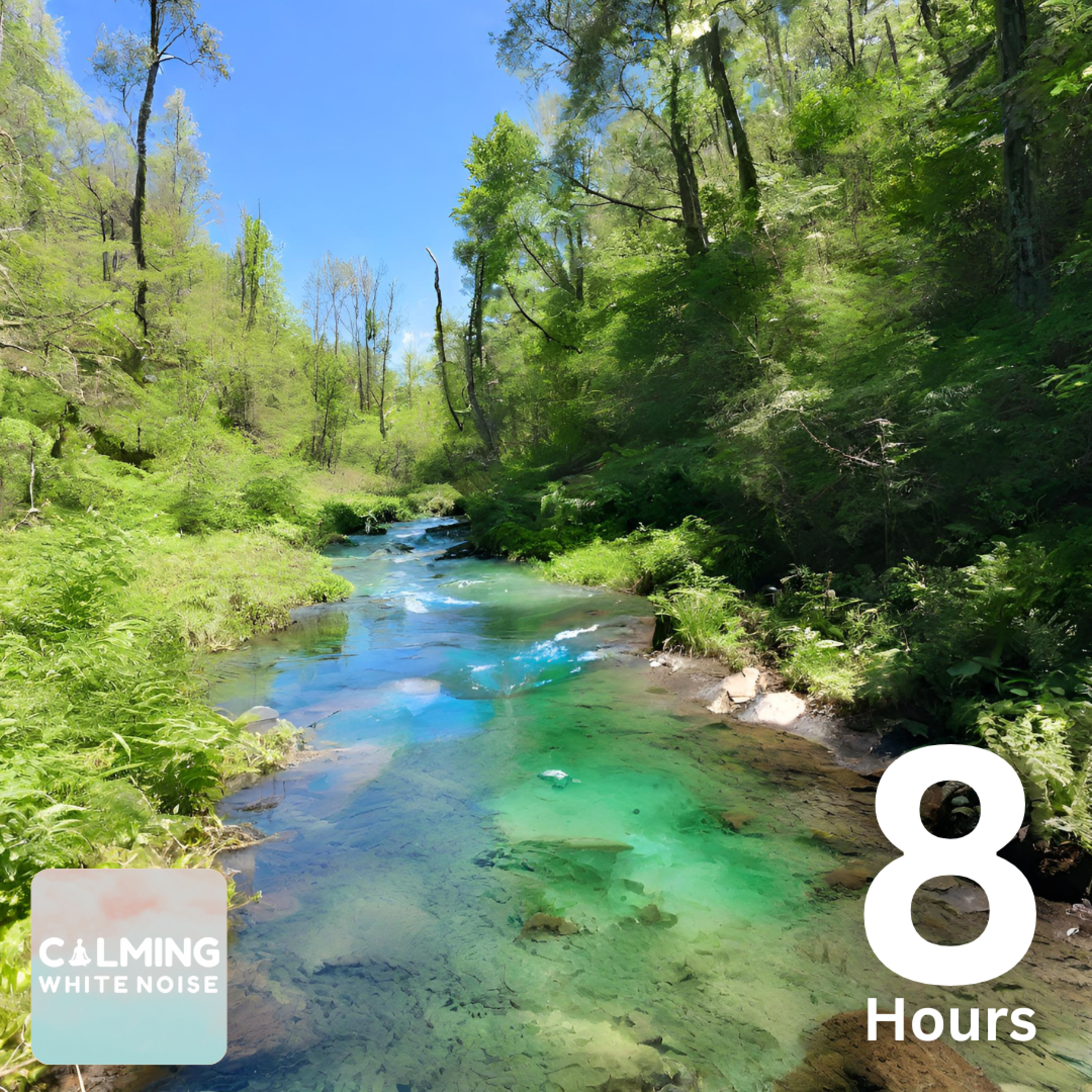 Relaxing Creek Sounds for Sleep (8 Hours) | Soothing Nature White Noise for Rest episode artwork