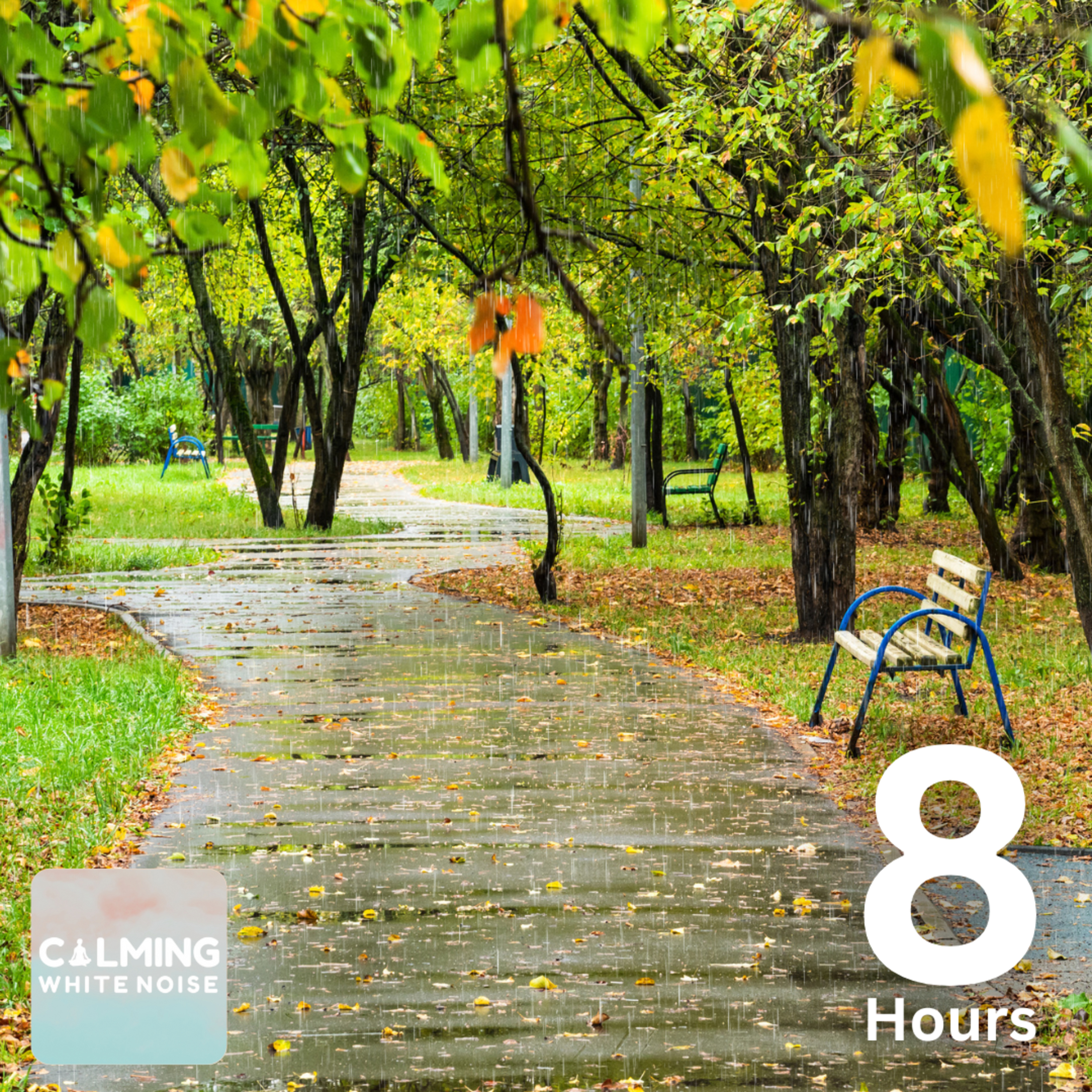 Fall Asleep FAST with Soothing Rainfall Sounds (8 Hours) | Gentle Rain in the Park episode artwork